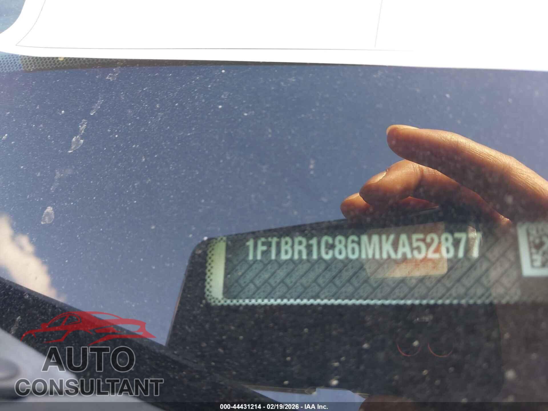 FORD TRANSIT-250 2021 - 1FTBR1C86MKA52877