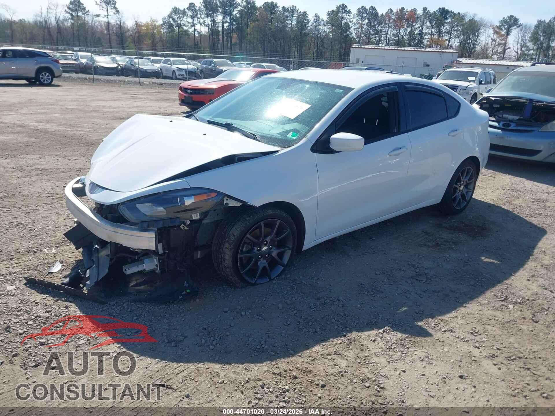 DODGE DART 2016 - 1C3CDFFA5GD801907