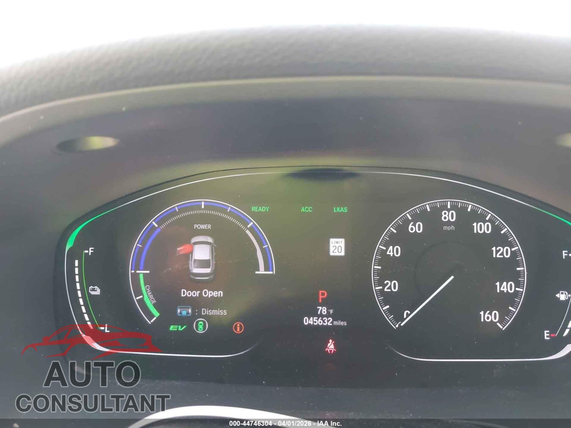HONDA INSIGHT 2020 - 19XZE4F50LE009389