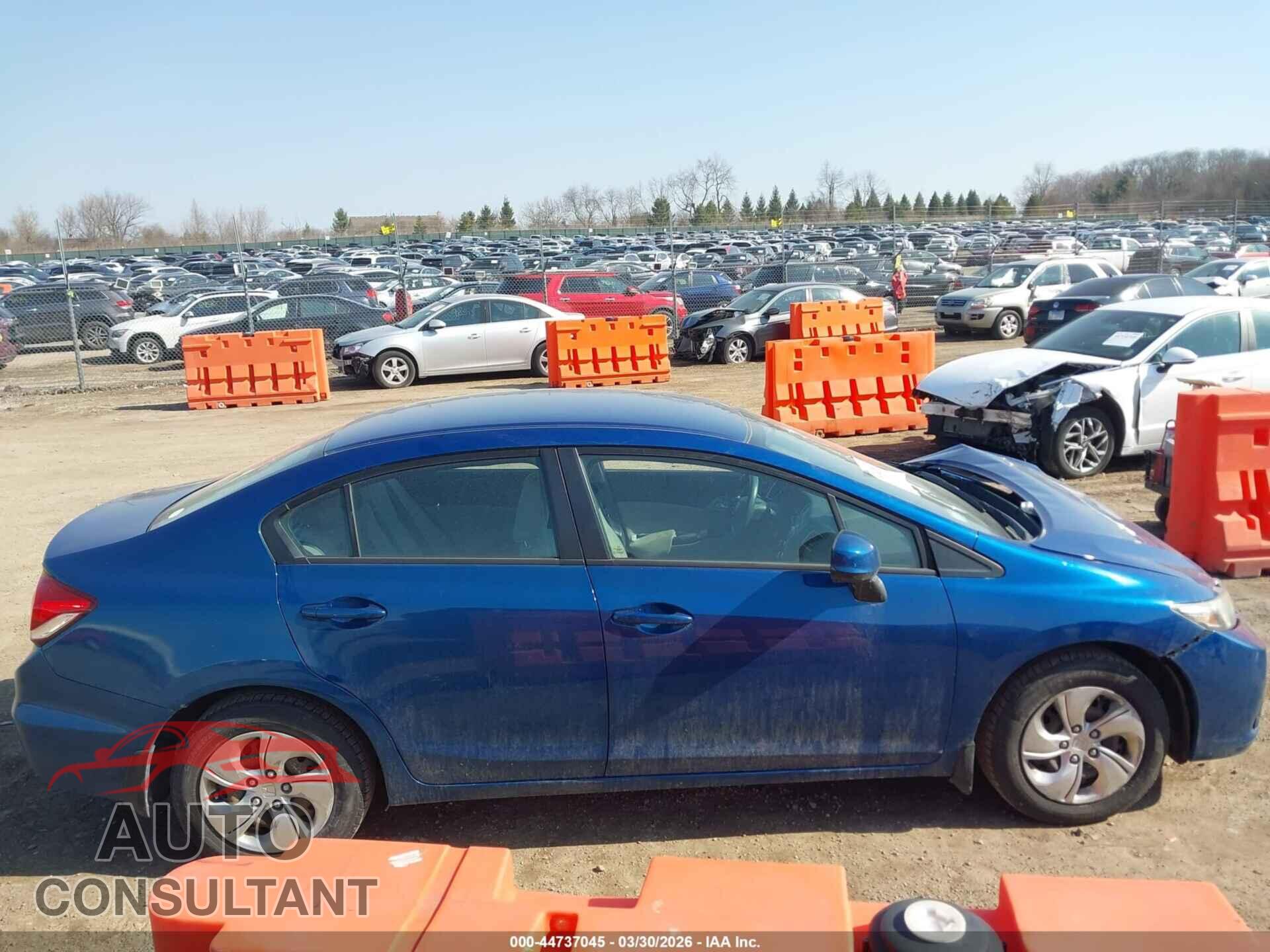 HONDA CIVIC 2013 - 19XFB2F55DE096238