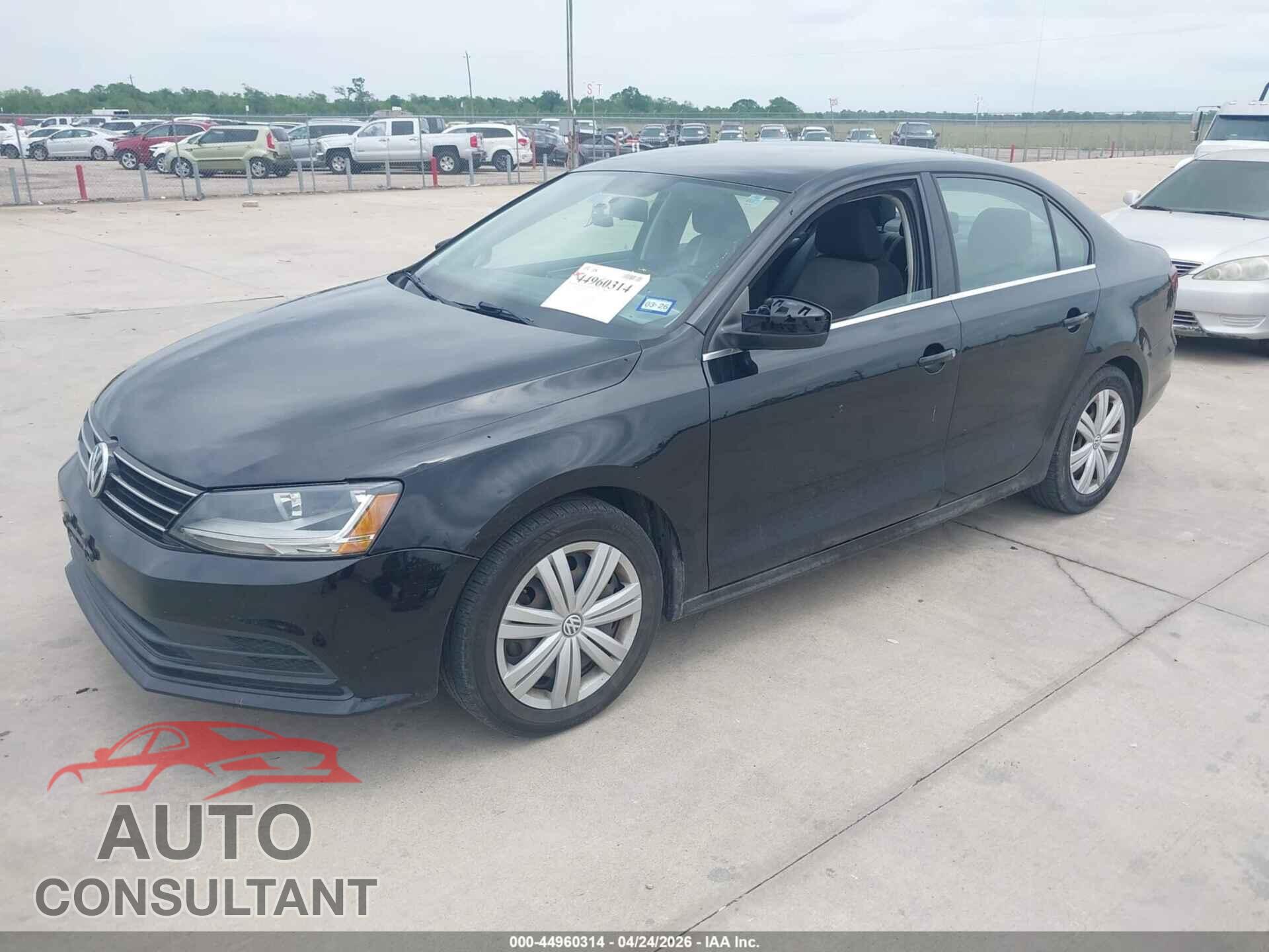 VOLKSWAGEN JETTA 2017 - 3VW2B7AJ4HM287013