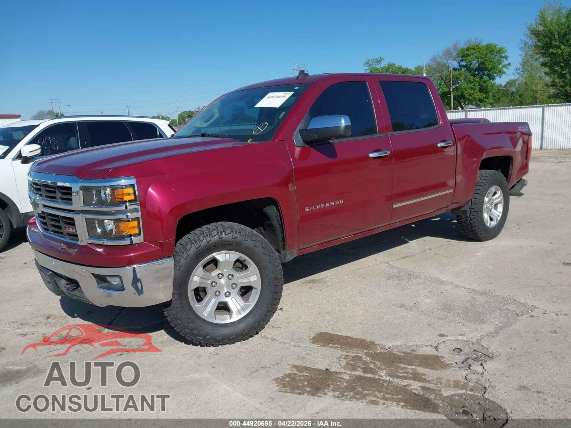 CHEVROLET SILVERADO 1500 2014 - 3GCUKSEC5EG496202