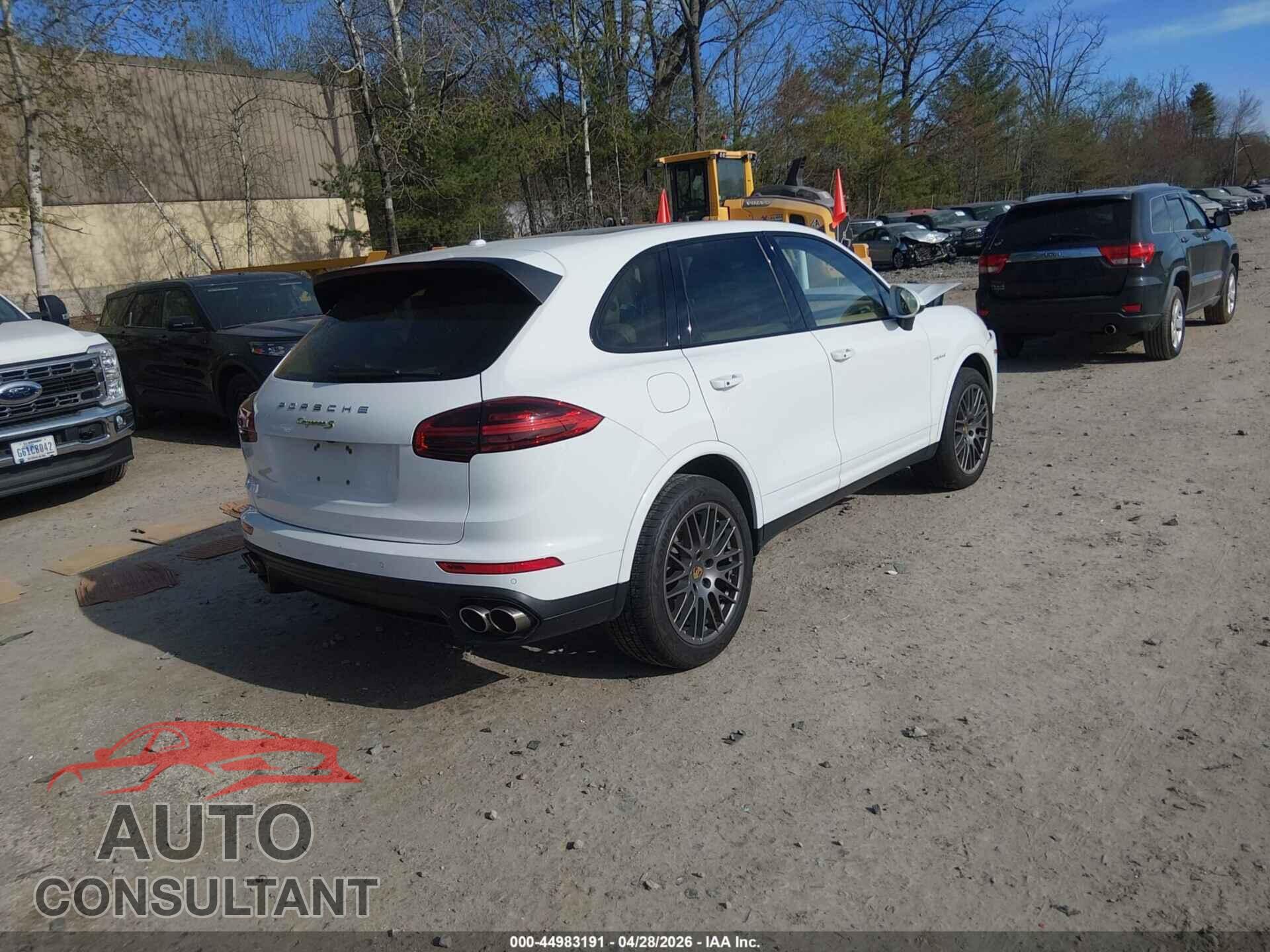 PORSCHE CAYENNE E-HYBRID 2017 - WP1AE2A20HLA68373