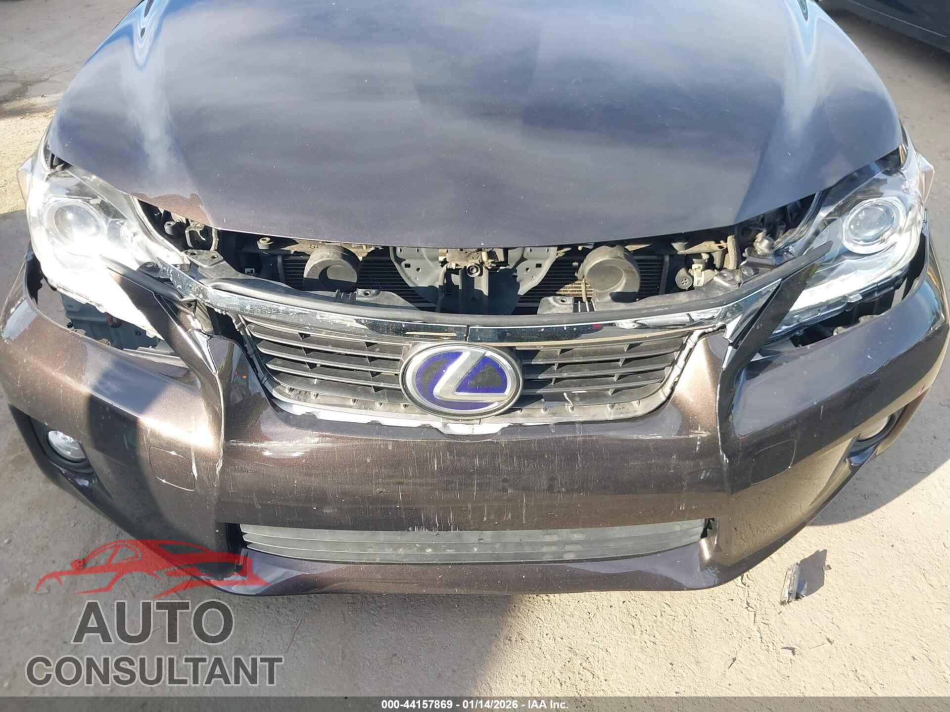LEXUS CT 200H 2013 - JTHKD5BH8D2167681