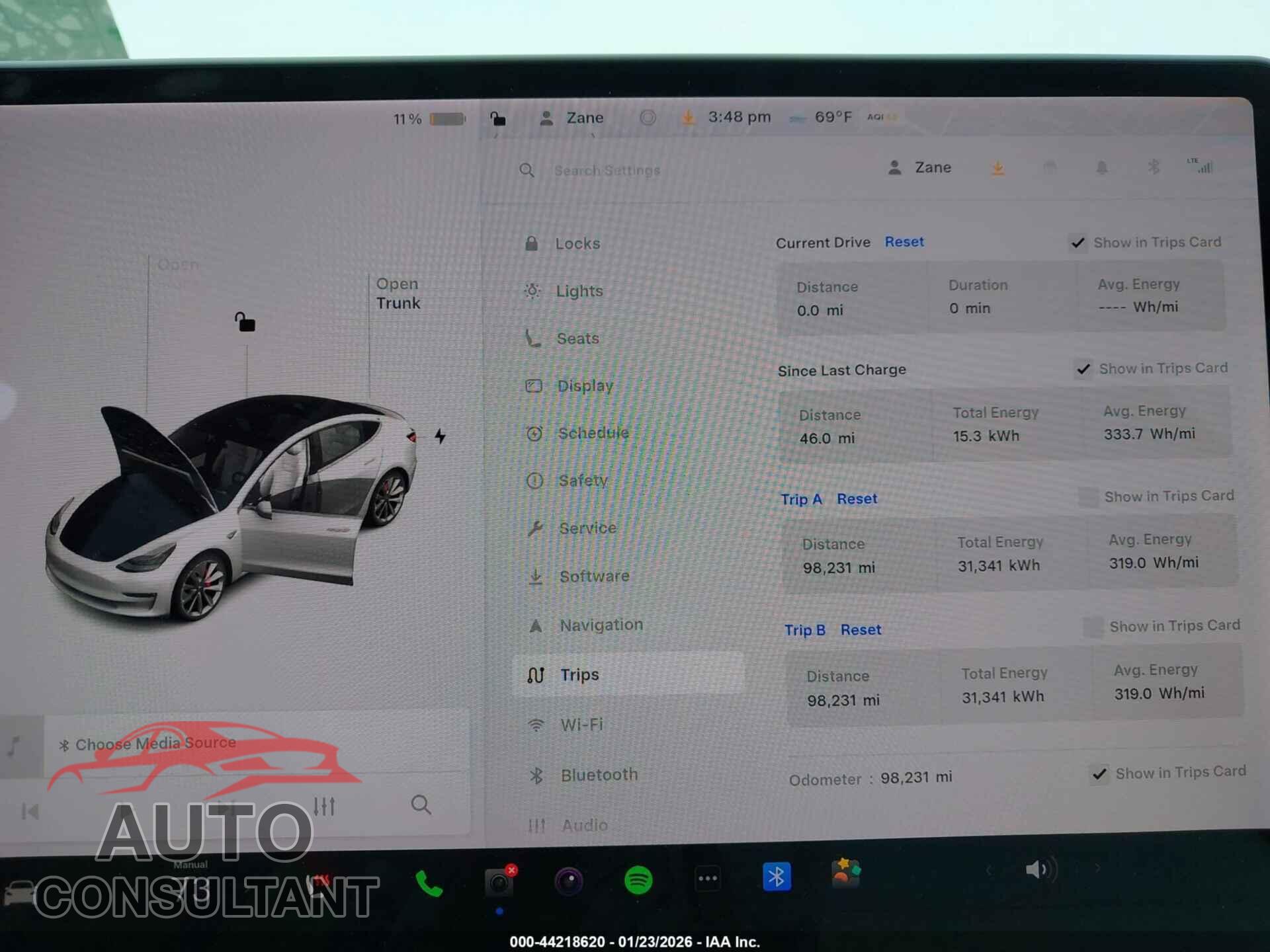TESLA MODEL 3 2018 - 5YJ3E1EB3JF074630