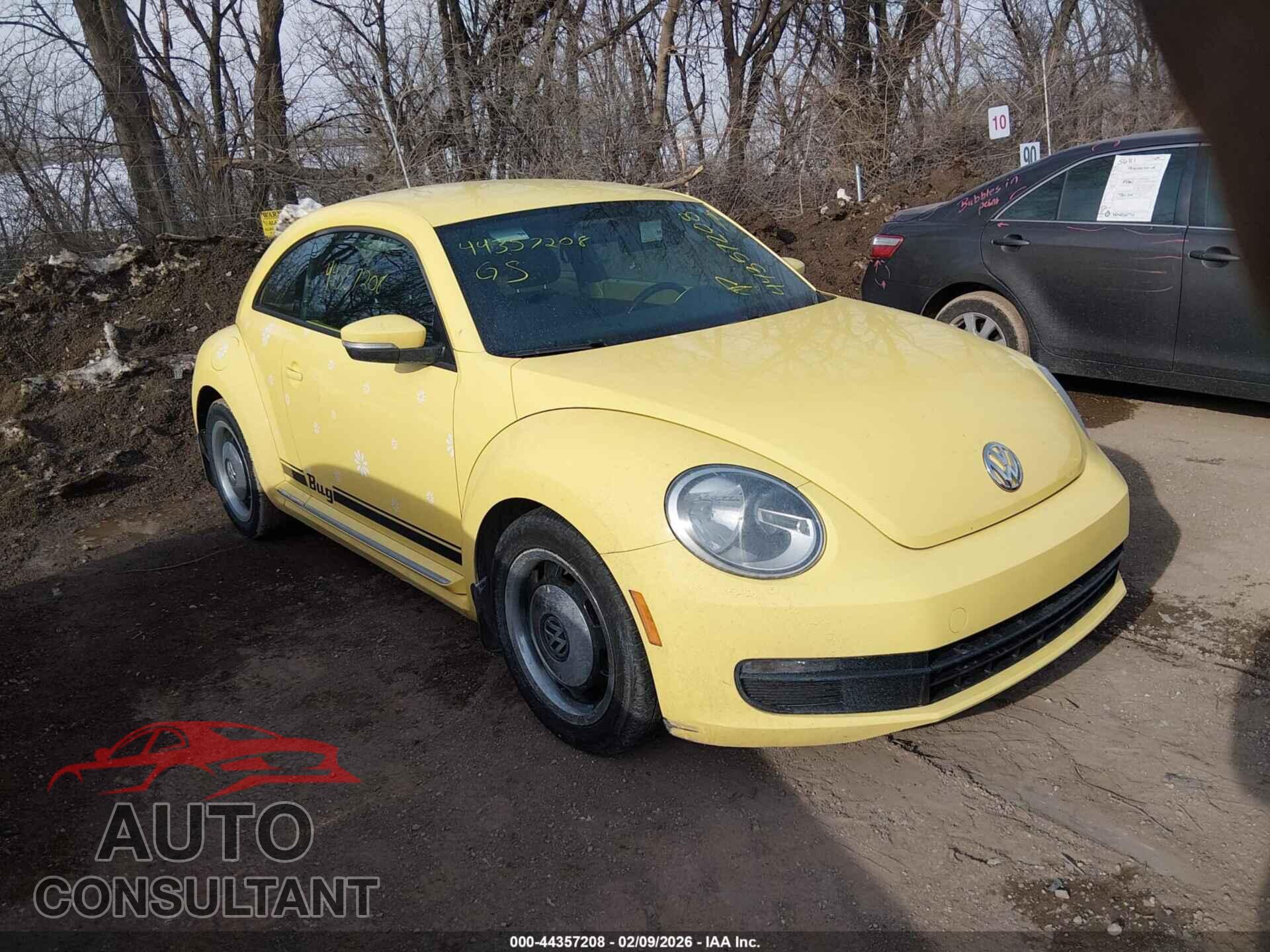VOLKSWAGEN BEETLE 2012 - 3VWJP7AT7CM646894