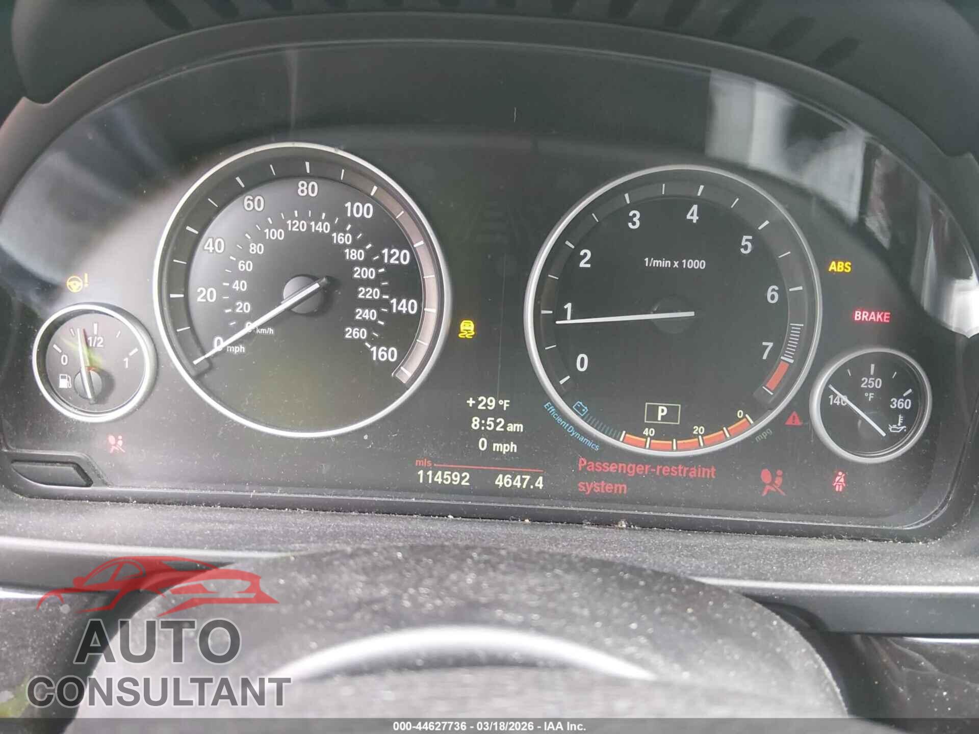 BMW 535I 2012 - WBAFU7C53CDU61959