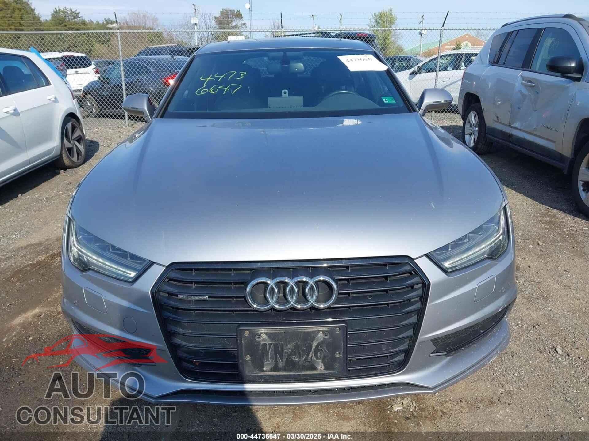 AUDI A7 2017 - WAUW2AFCXHN058334