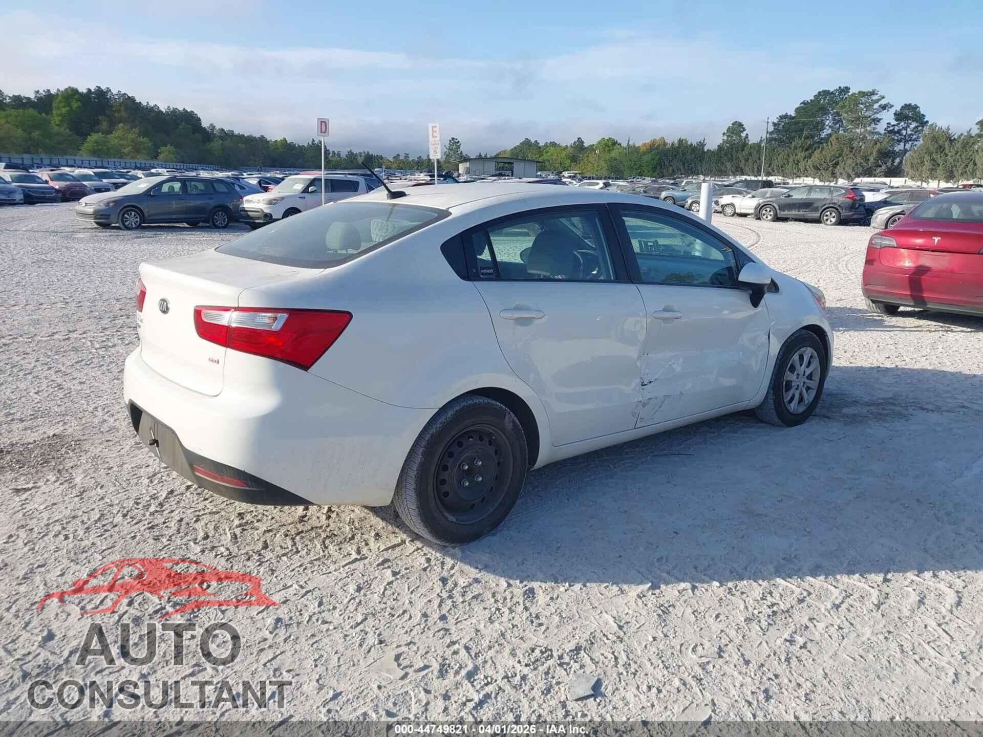 KIA RIO 2014 - KNADM4A38E6361662