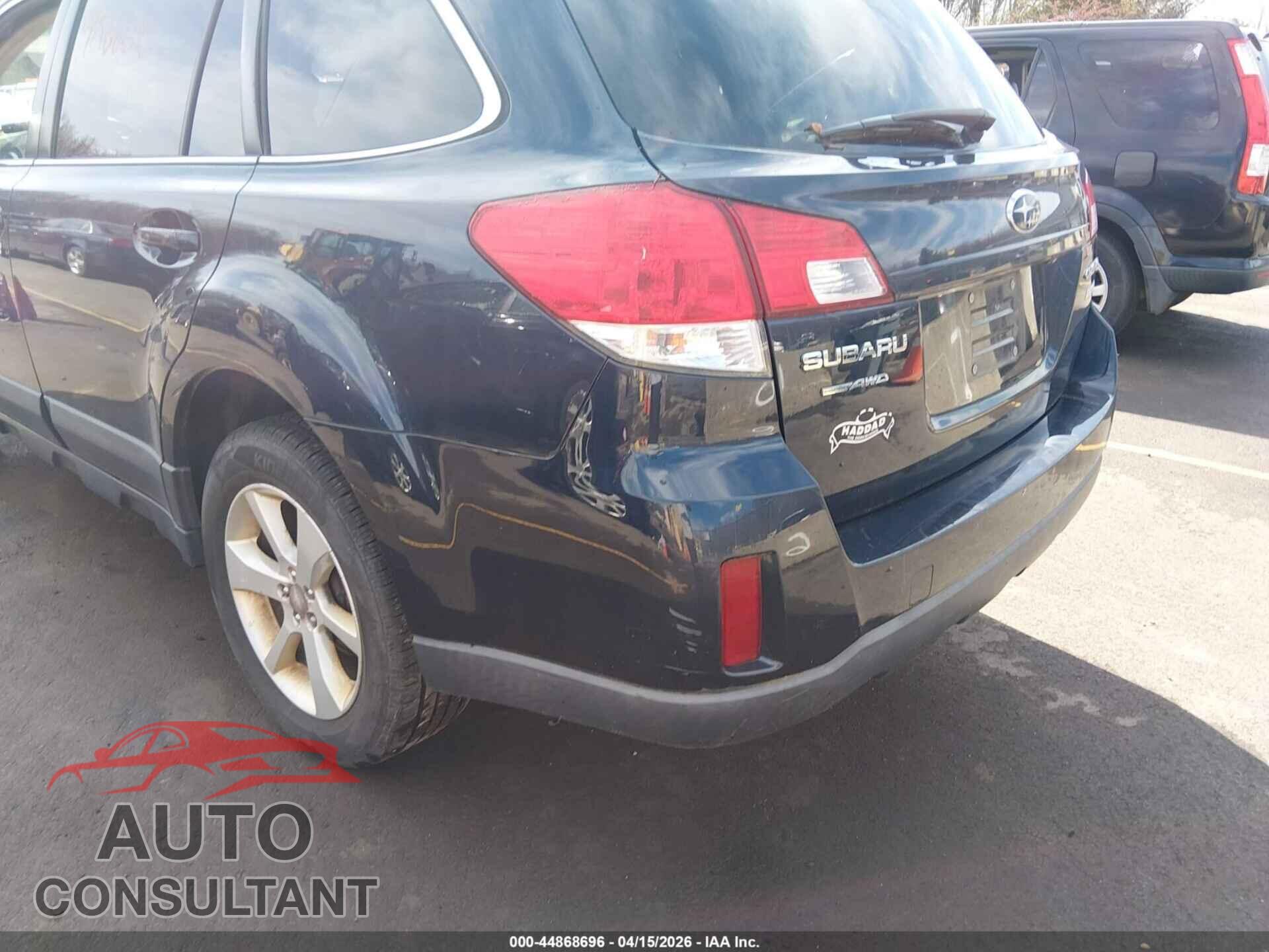 SUBARU OUTBACK 2013 - 4S4BRBCC5D3294737