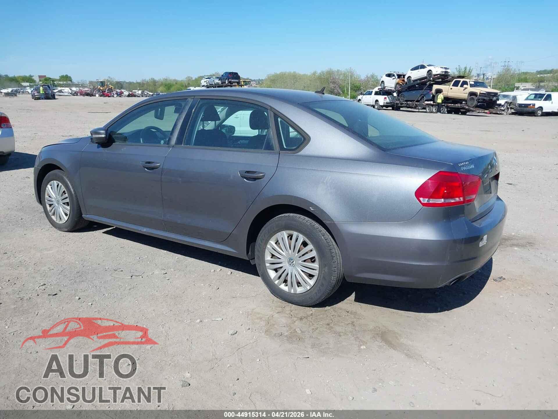 VOLKSWAGEN PASSAT 2014 - 1VWAT7A36EC030037