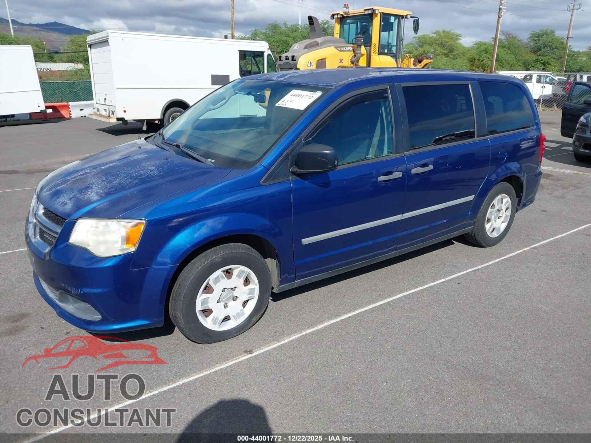 DODGE GRAND CARAVAN 2011 - 2D4RN1AG7BR720661