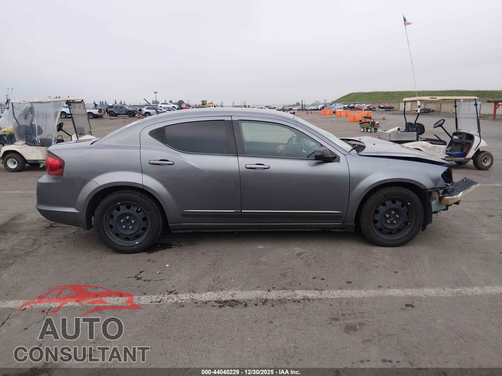 DODGE AVENGER 2012 - 1C3CDZABXCN330357