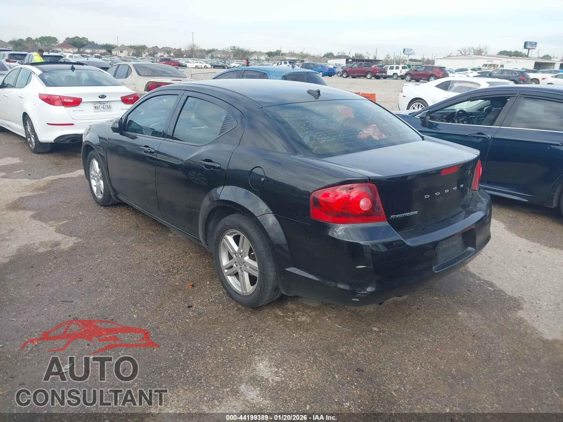 DODGE AVENGER 2012 - 1C3CDZAG1CN315841