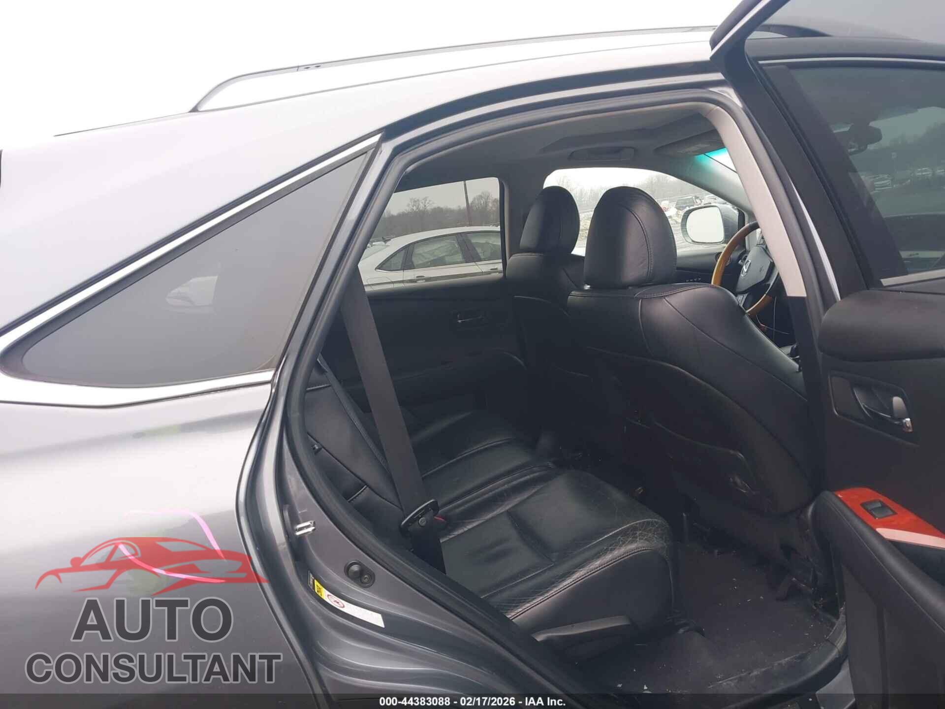 LEXUS RX 350 2012 - 2T2BK1BA9CC136616