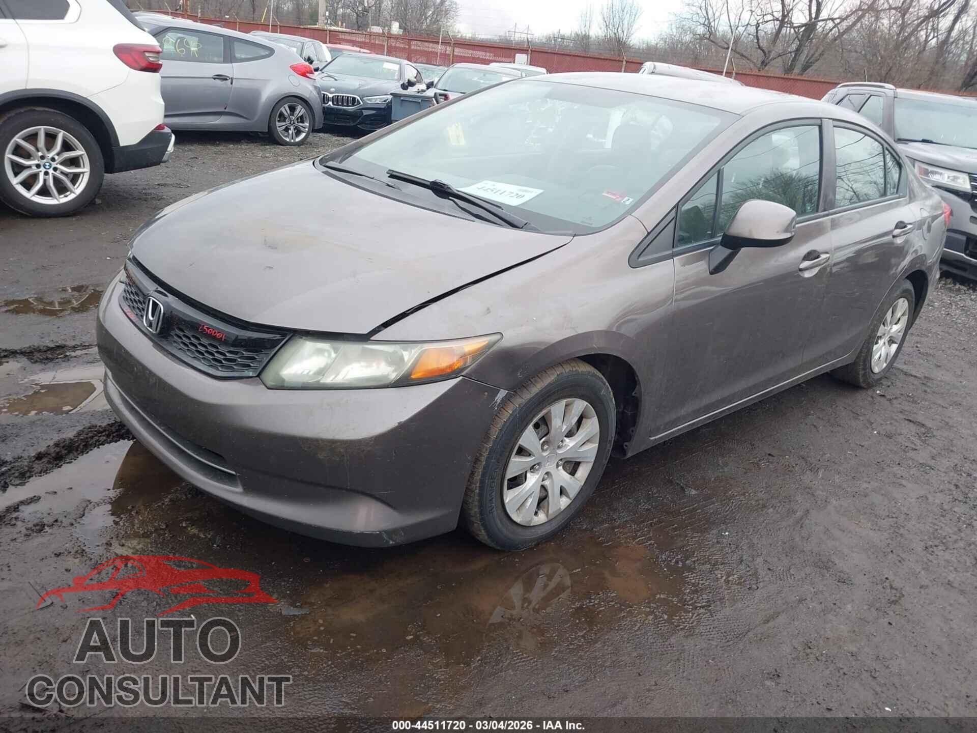 HONDA CIVIC 2012 - 2HGFB2F54CH578543