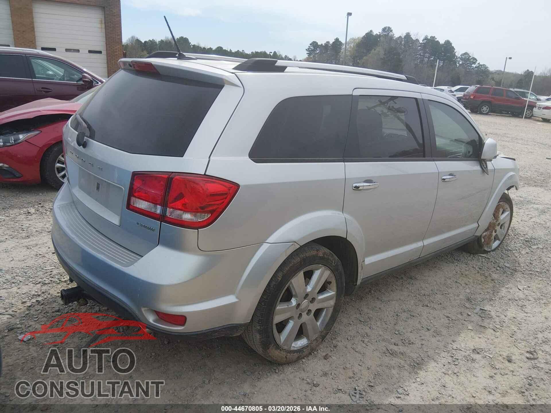 DODGE JOURNEY 2012 - 3C4PDCDG2CT147343