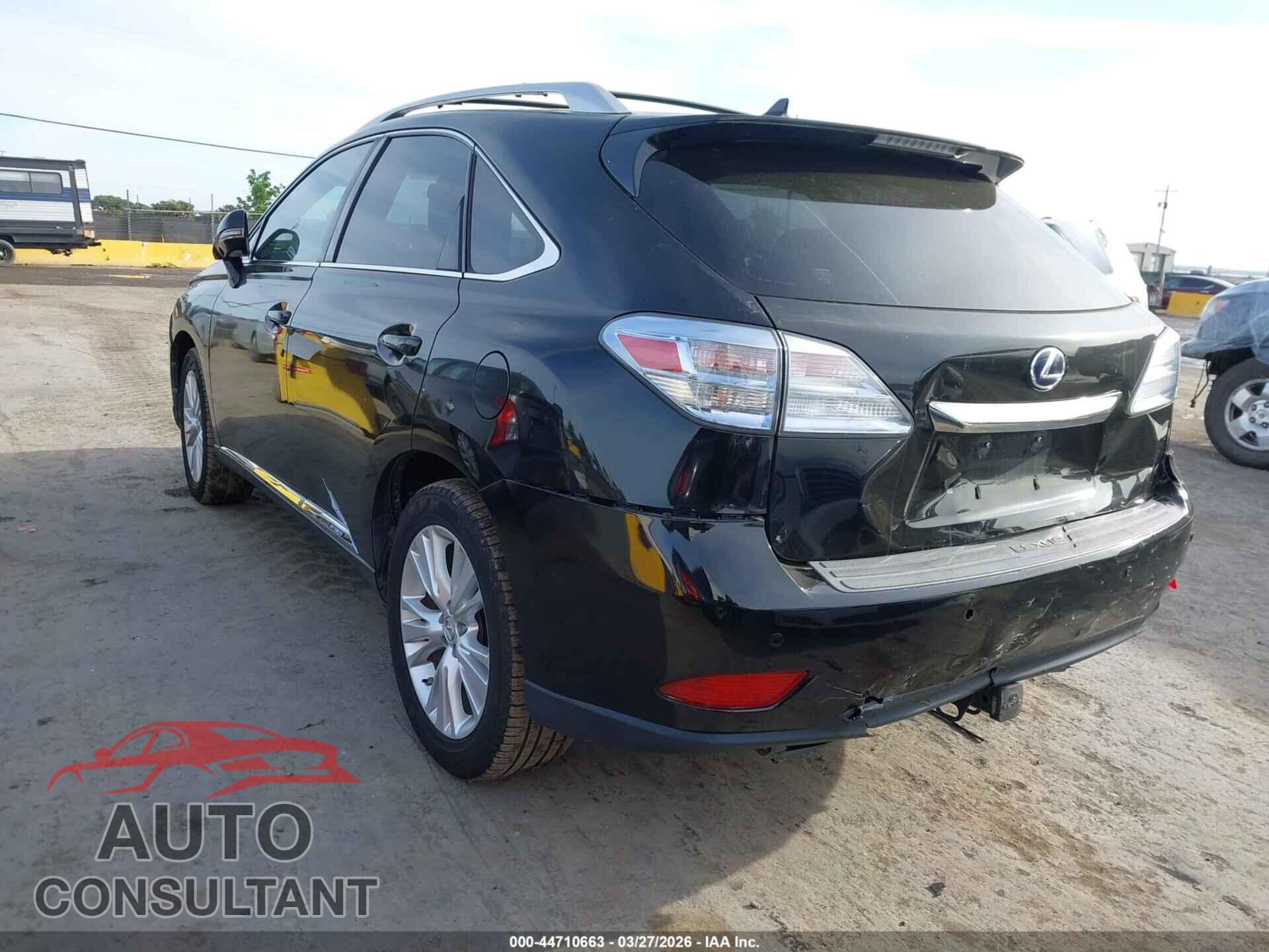 LEXUS RX 450H 2010 - JTJBC1BA7A2012368