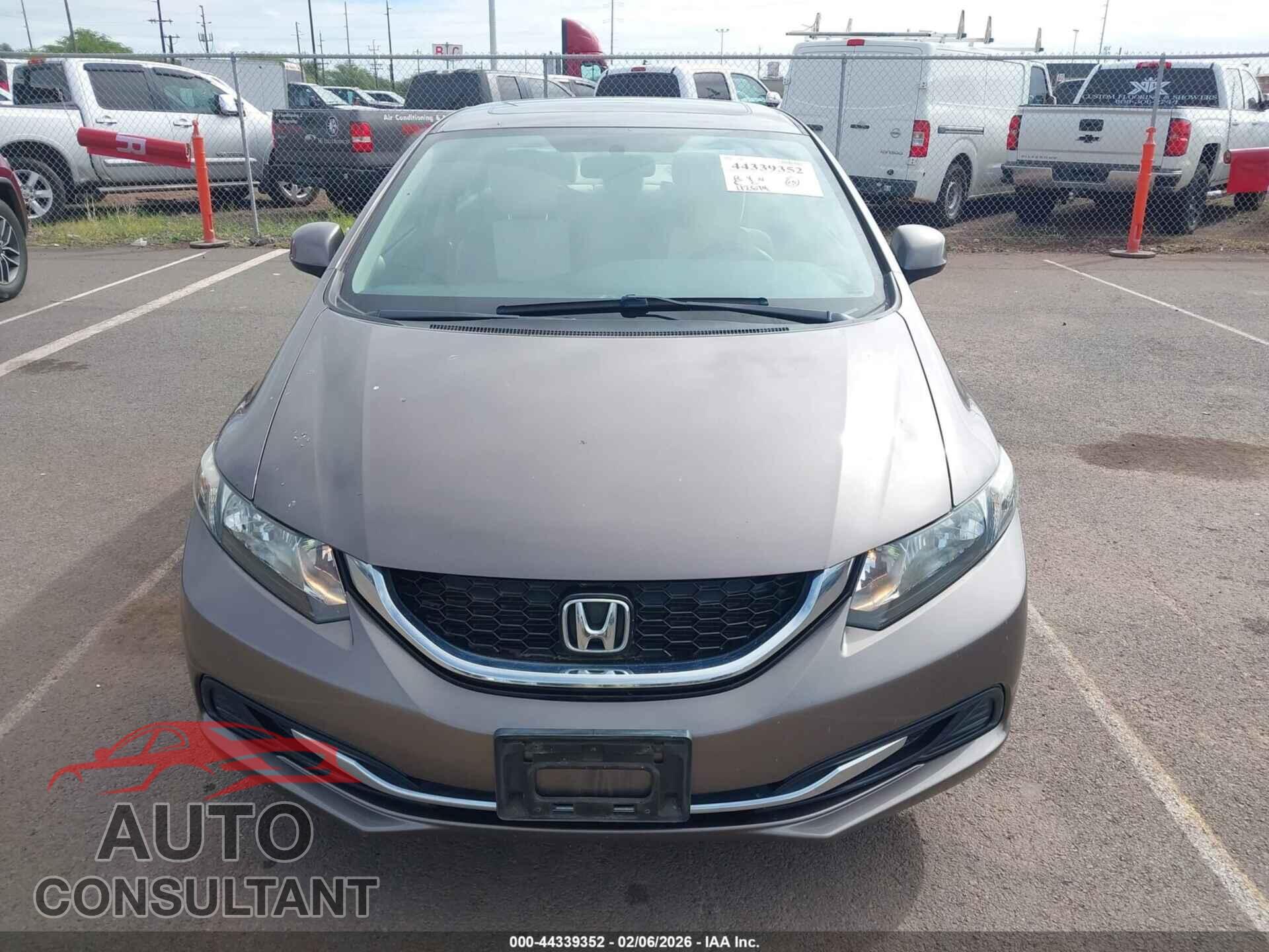 HONDA CIVIC 2013 - 19XFB2F83DE090898