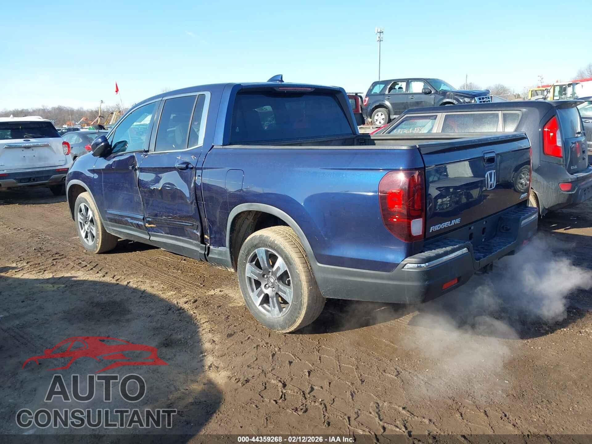 HONDA RIDGELINE 2017 - 5FPYK3F68HB019958