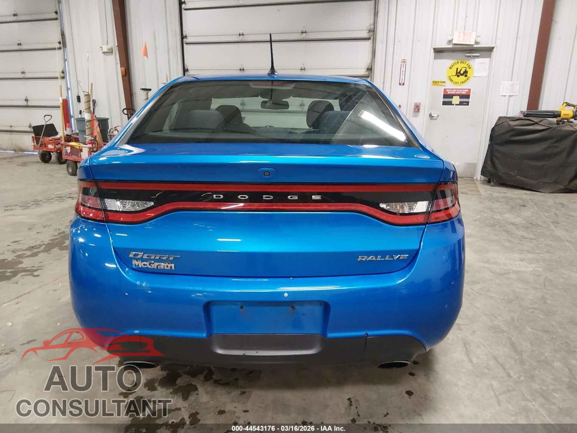 DODGE DART 2015 - 1C3CDFBB0FD405915