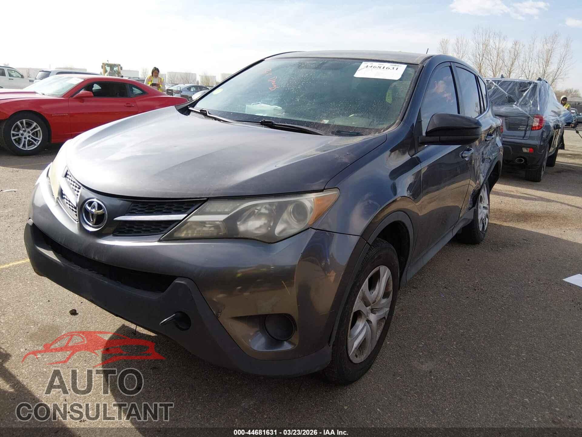 TOYOTA RAV4 2013 - 2T3BFREV0DW036501