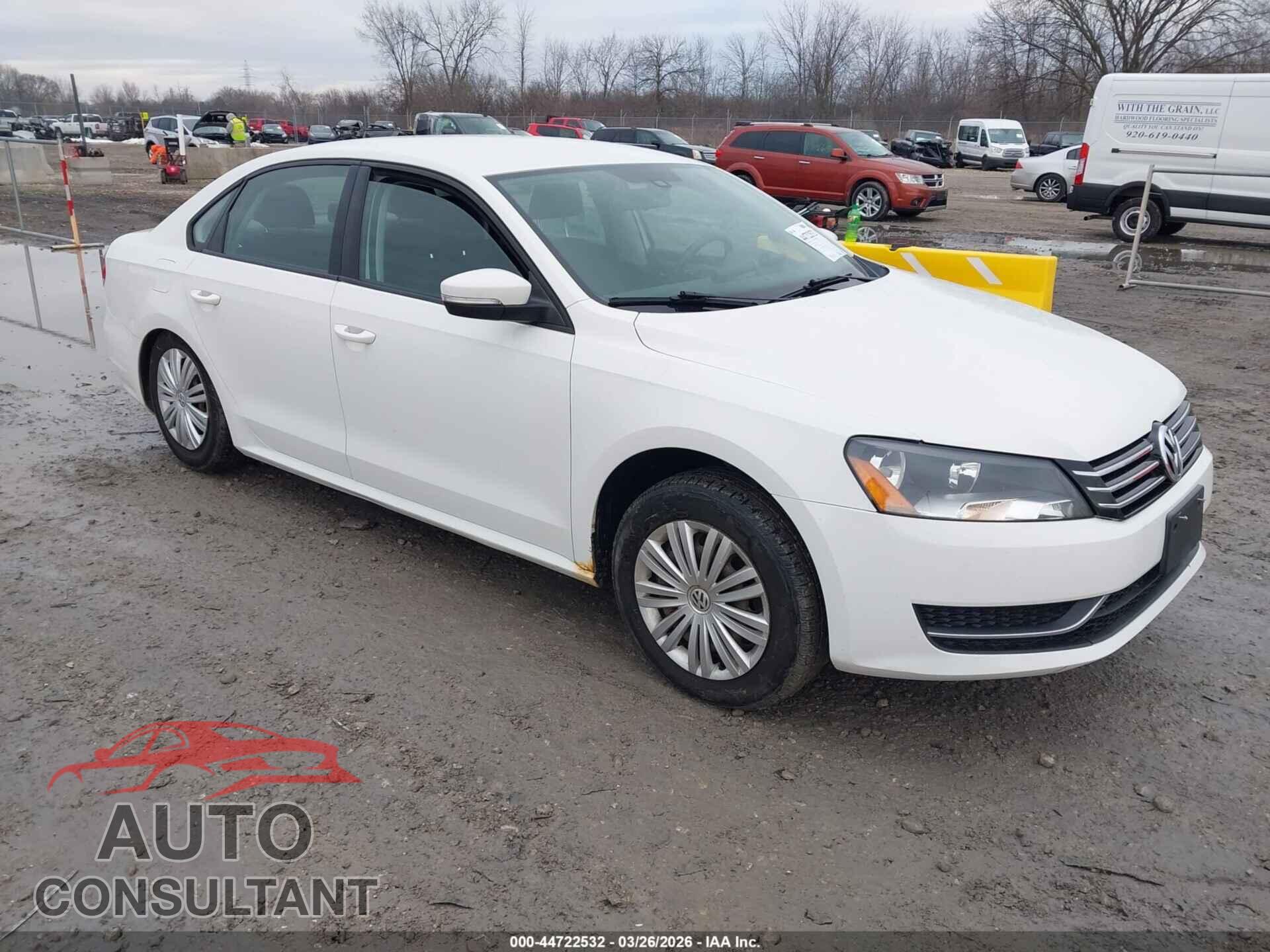 VOLKSWAGEN PASSAT 2014 - 1VWAP7A35EC049814