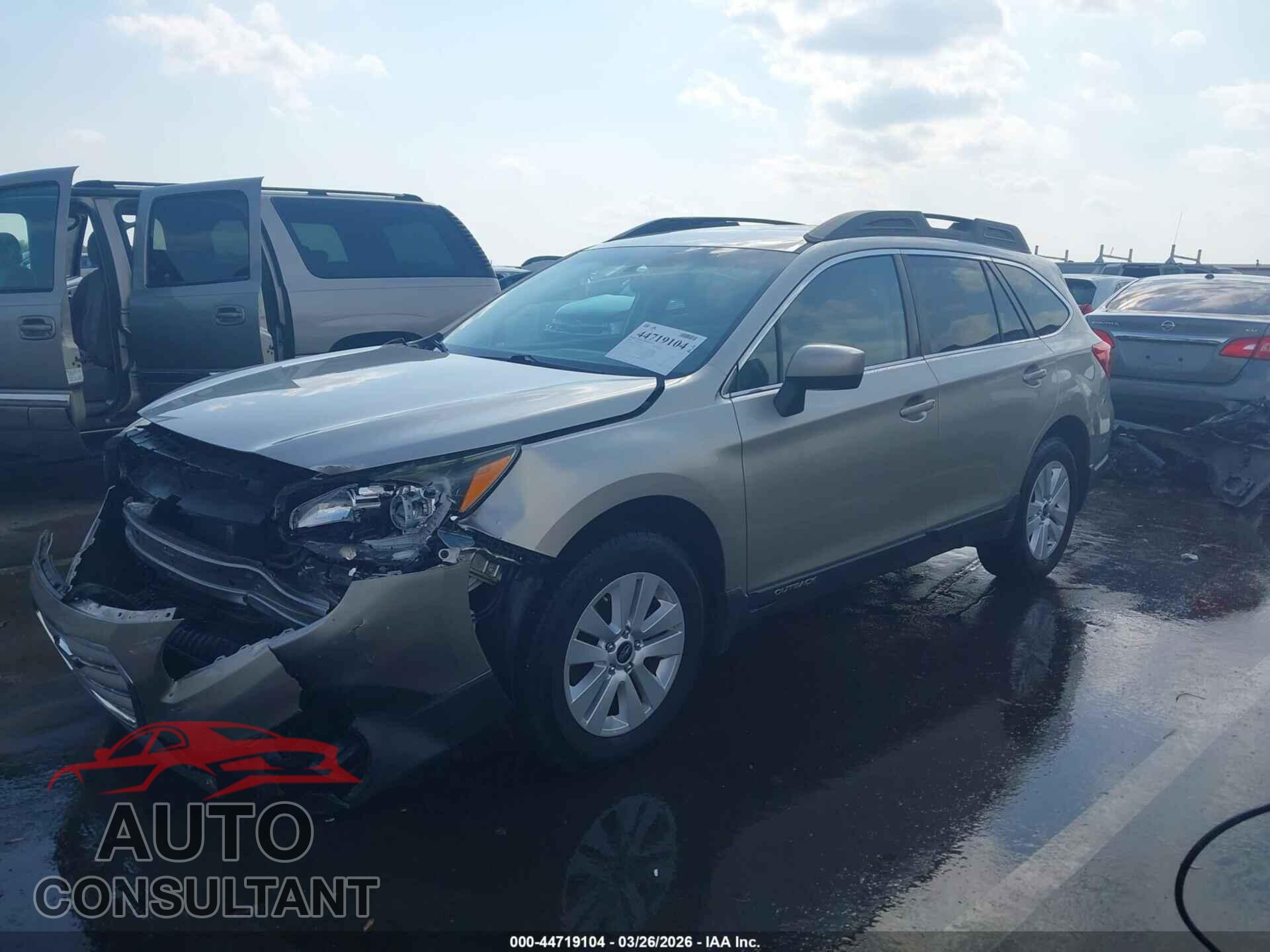 SUBARU OUTBACK 2016 - 4S4BSBCC9G3292109