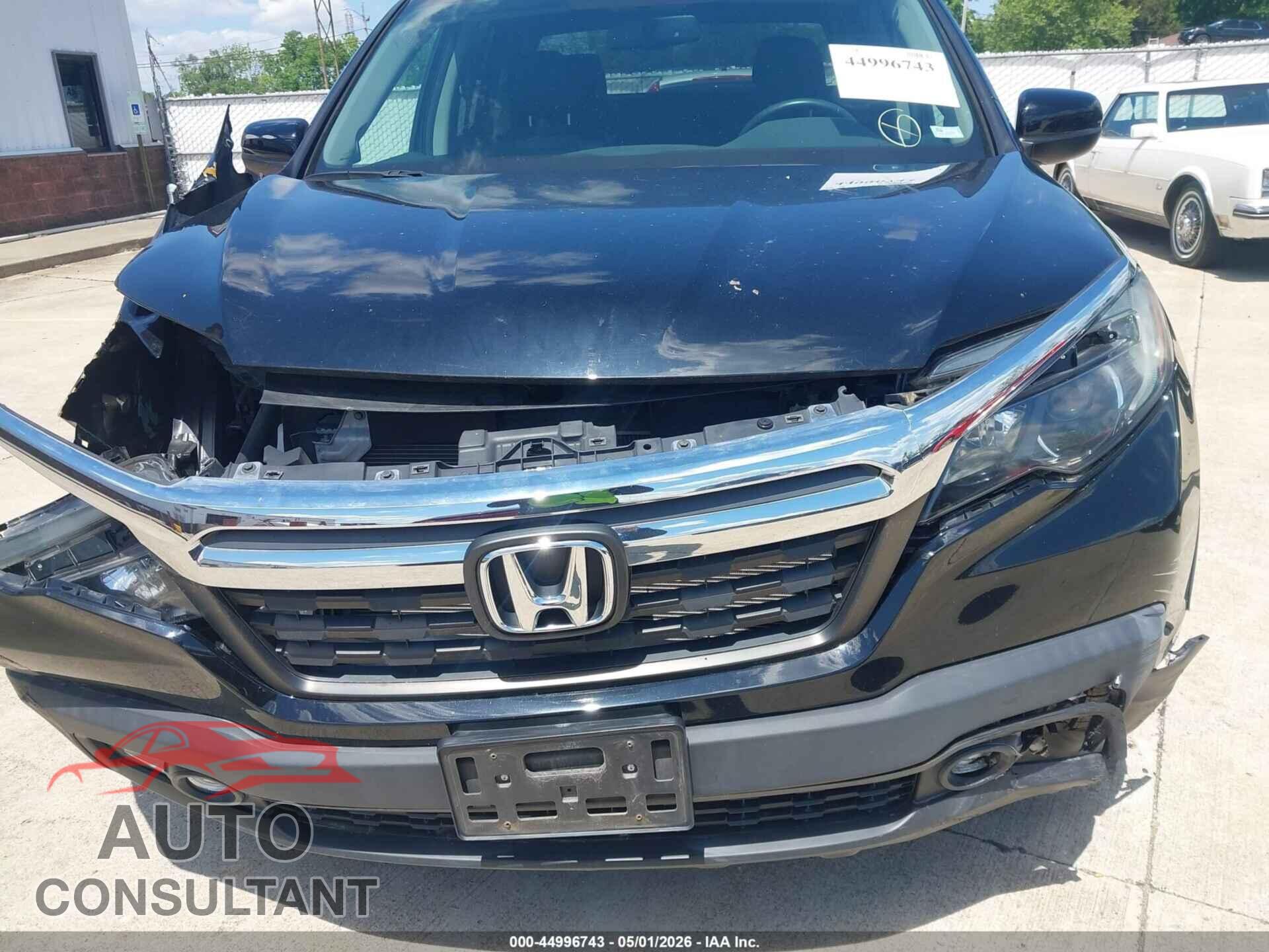 HONDA RIDGELINE 2017 - 5FPYK3F69HB031293