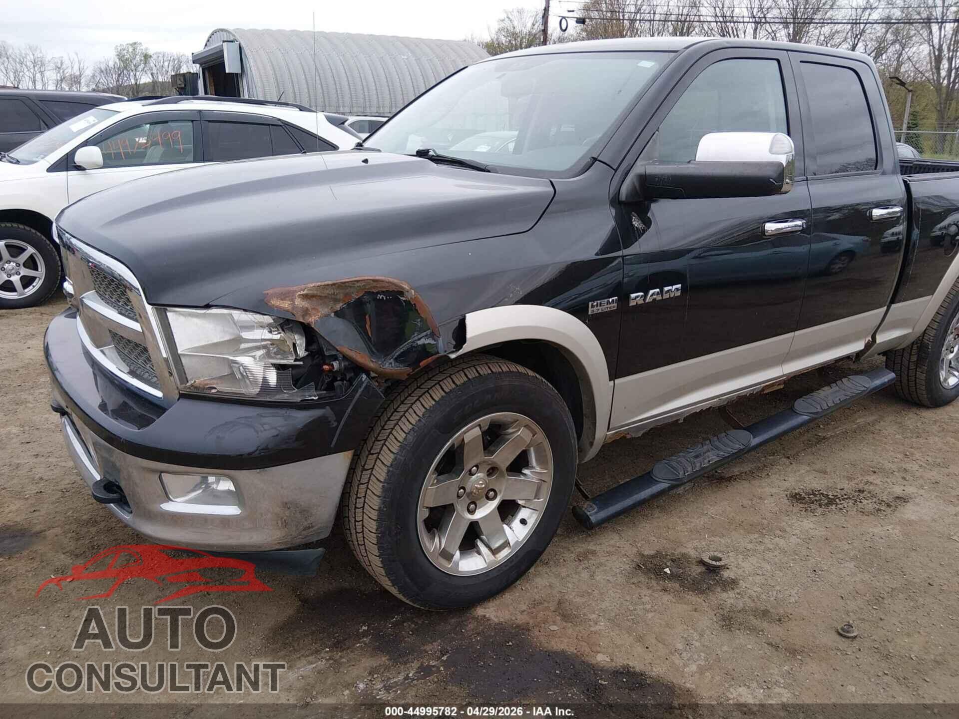 DODGE RAM 1500 2010 - 1D7RV1GT7AS131422