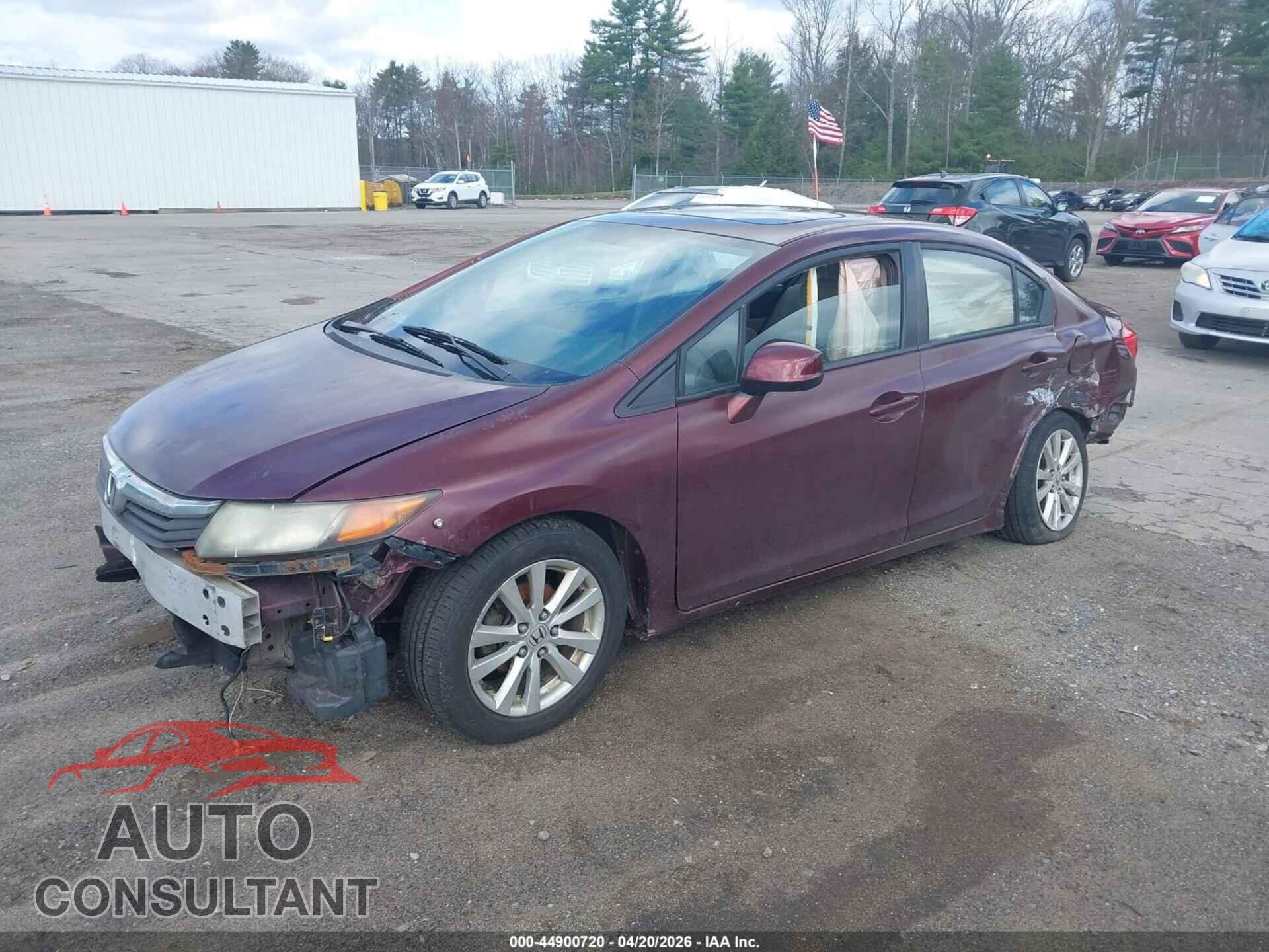 HONDA CIVIC 2012 - 19XFB2F87CE303639