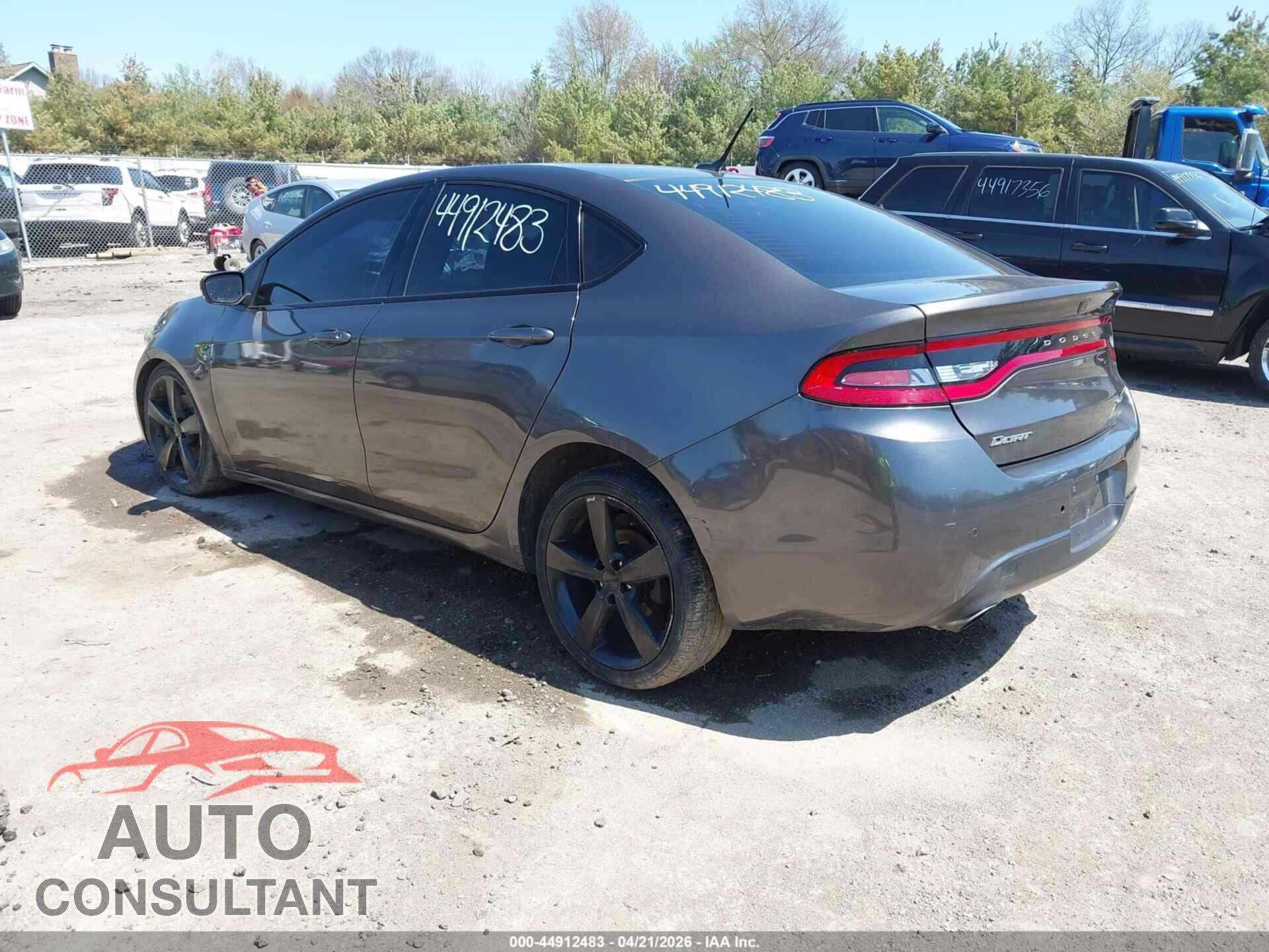 DODGE DART 2015 - 1C3CDFEB2FD180764