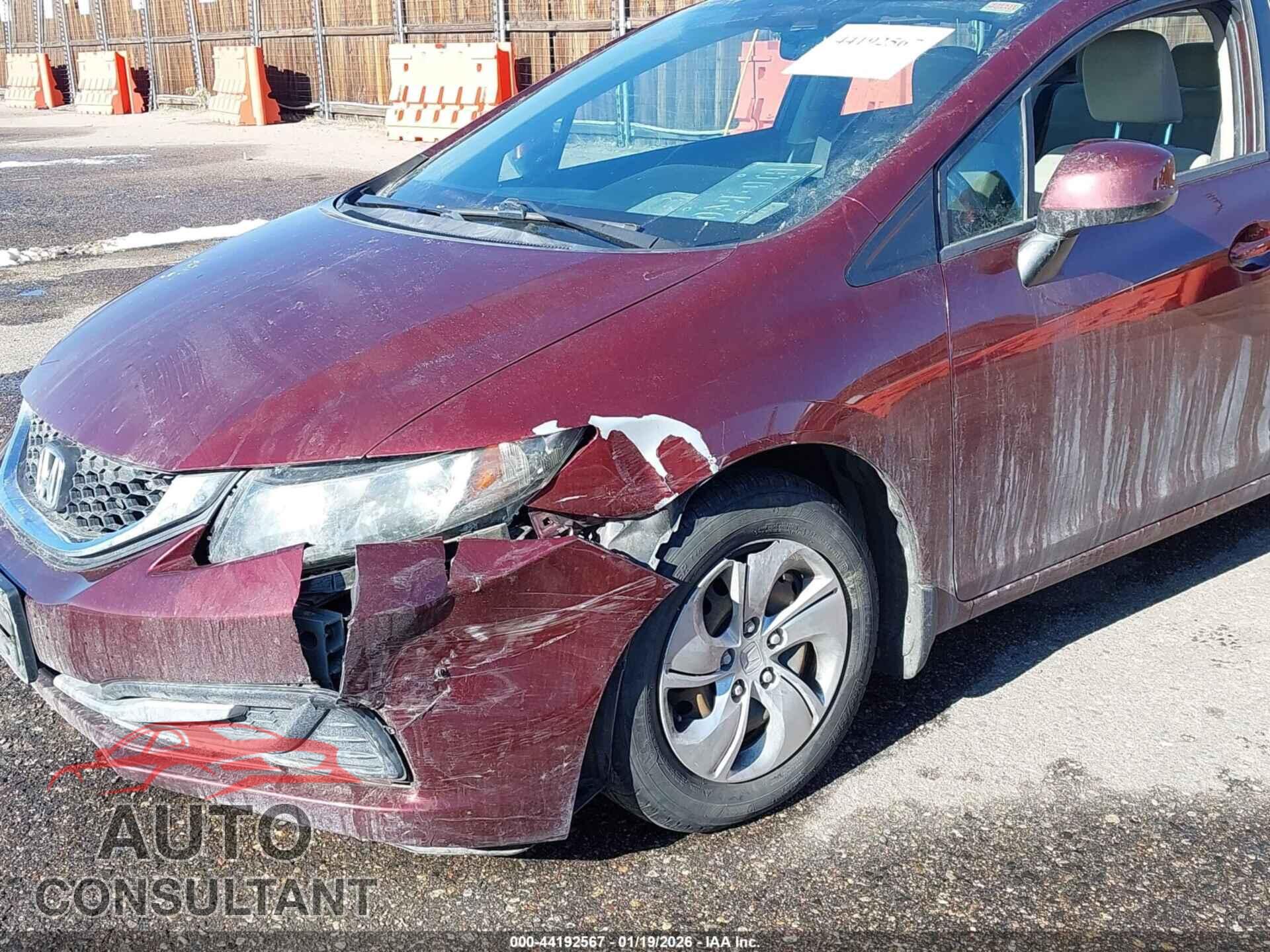 HONDA CIVIC 2013 - 2HGFB2F56DH560093