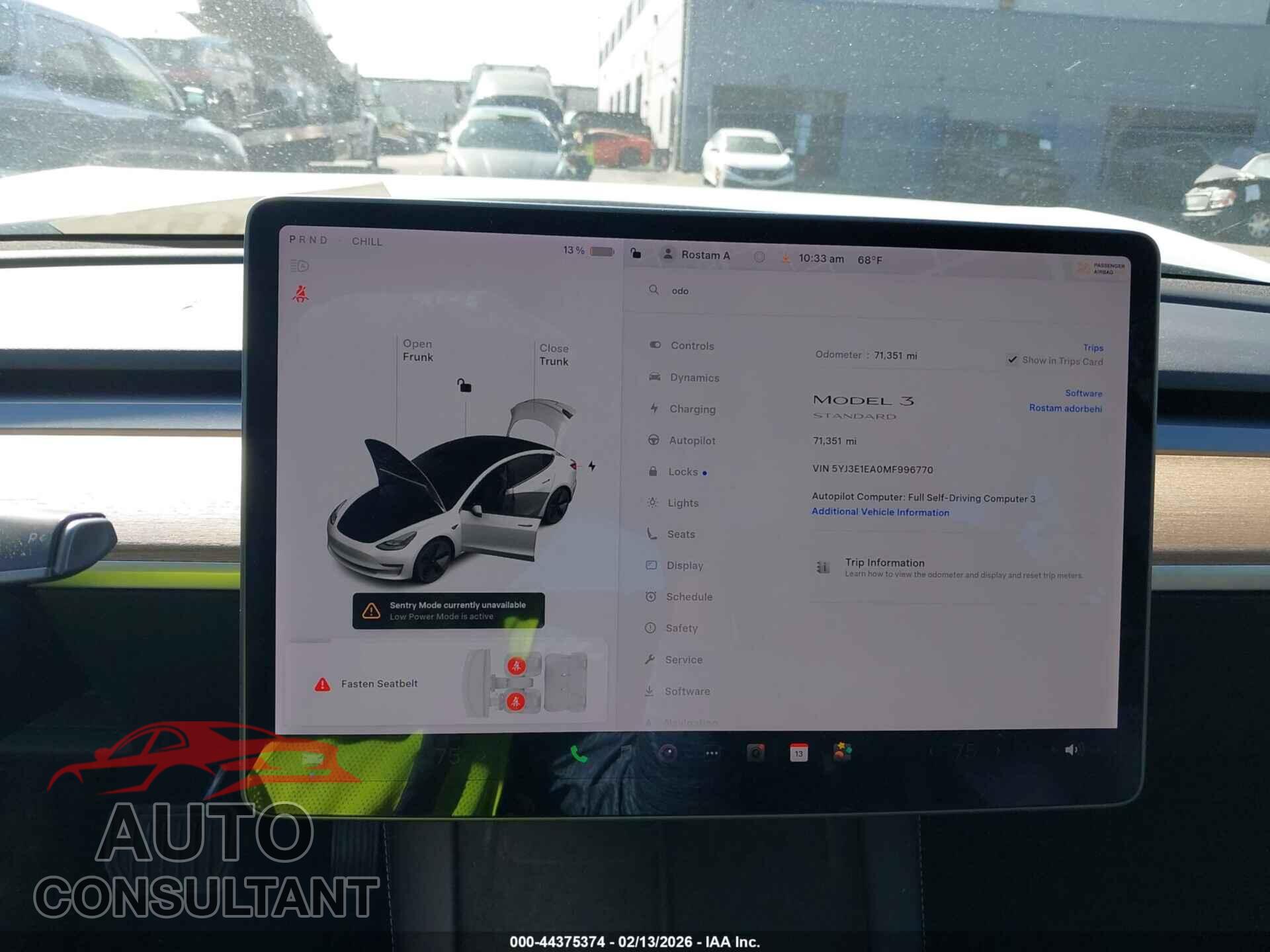TESLA MODEL 3 2021 - 5YJ3E1EA0MF996770