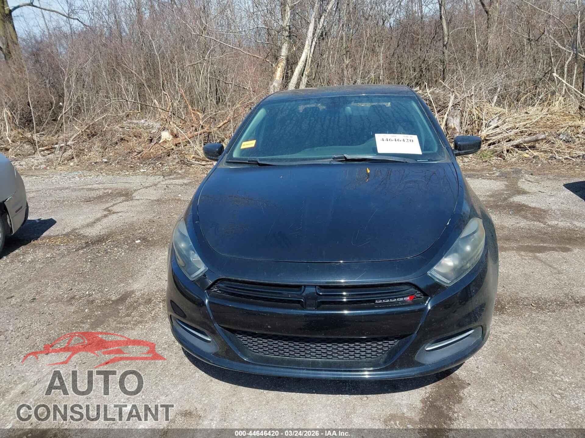 DODGE DART 2015 - 1C3CDFAA6FD433596