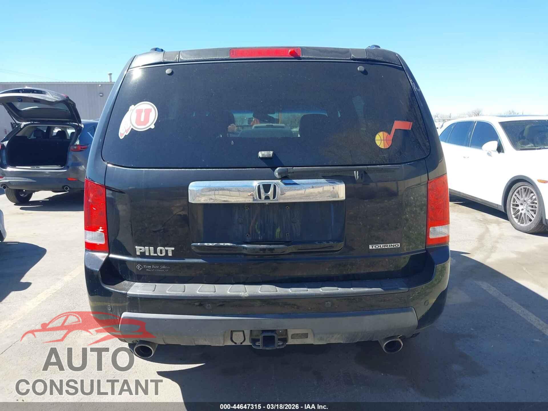 HONDA PILOT 2011 - 5FNYF3H95BB047440