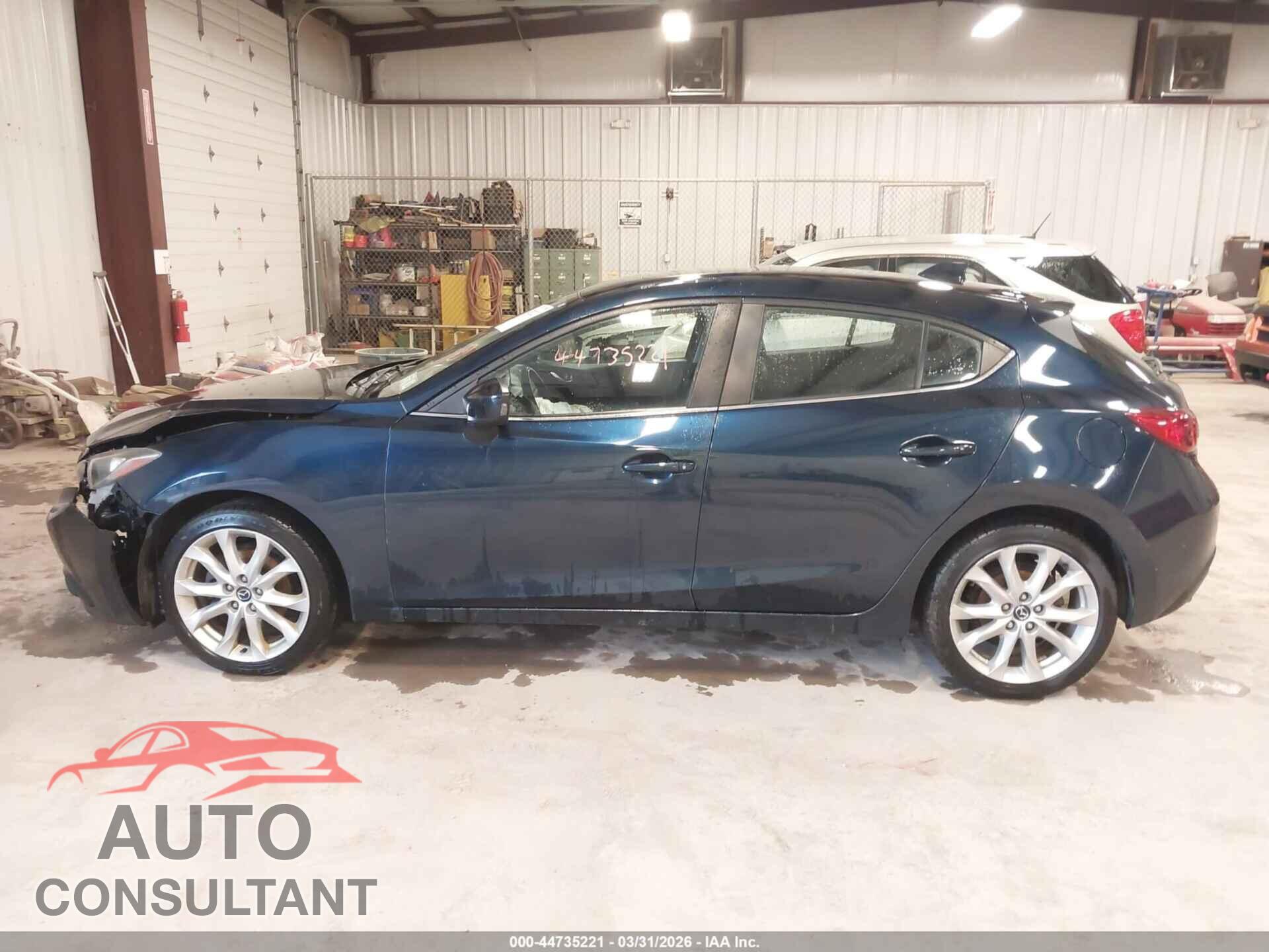 MAZDA MAZDA3 2015 - JM1BM1L32F1237455