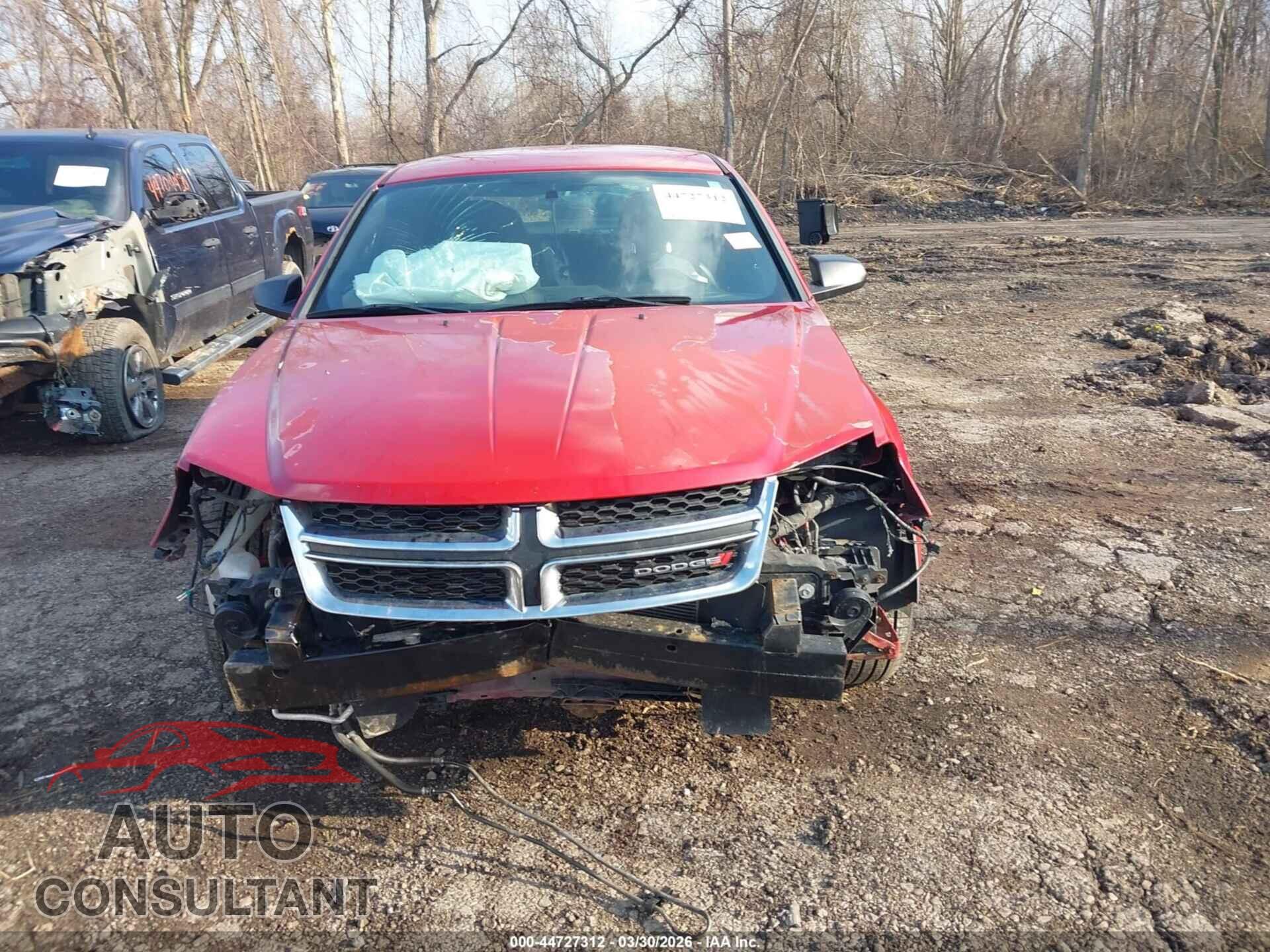 DODGE AVENGER 2013 - 1C3CDZAB0DN637604