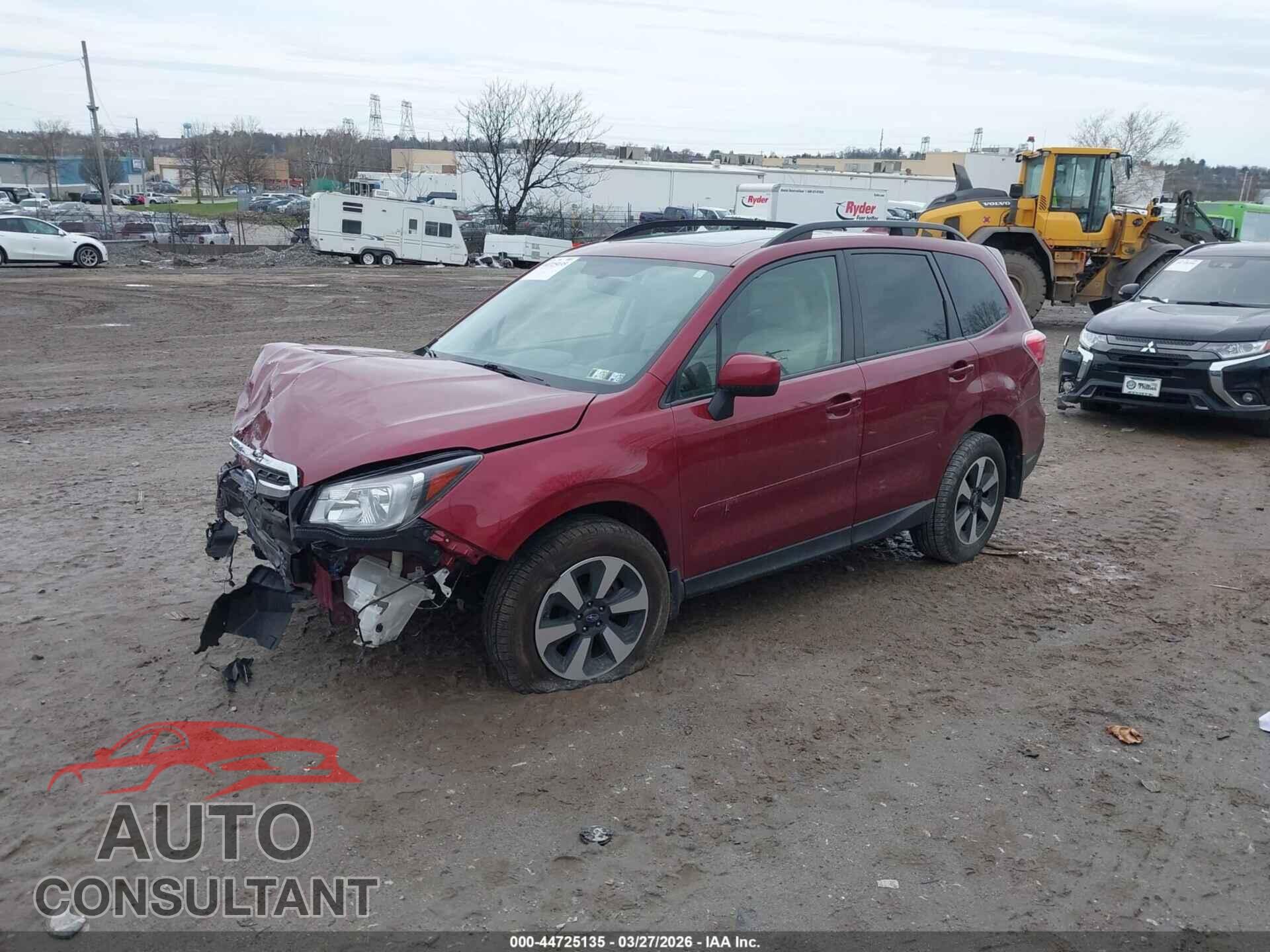 SUBARU FORESTER 2018 - JF2SJAEC5JH549275