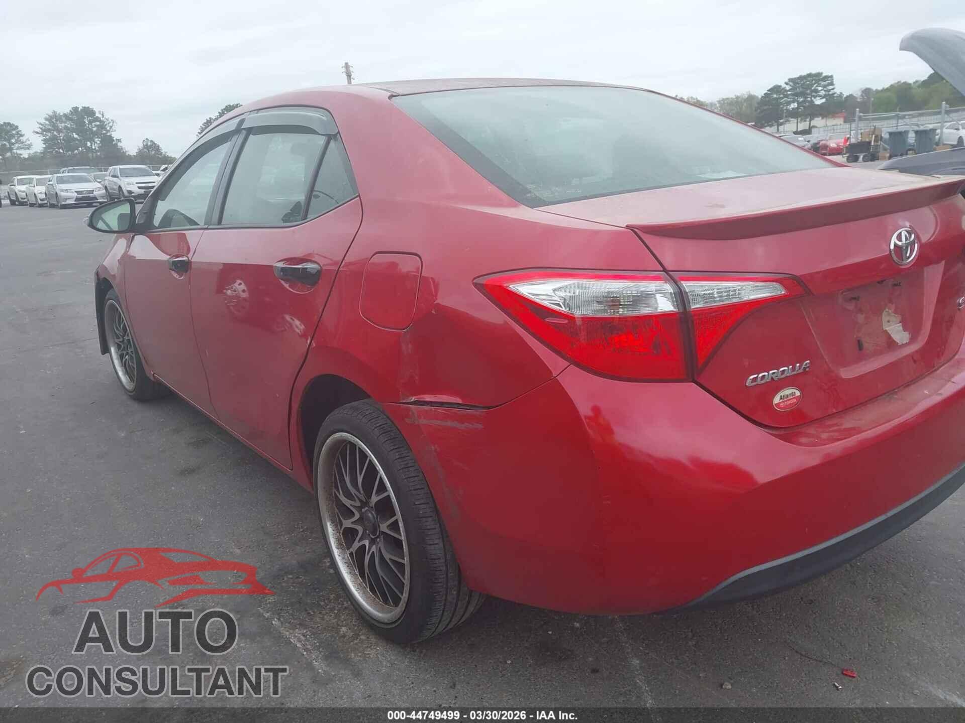 TOYOTA COROLLA 2014 - 2T1BURHE2EC092792