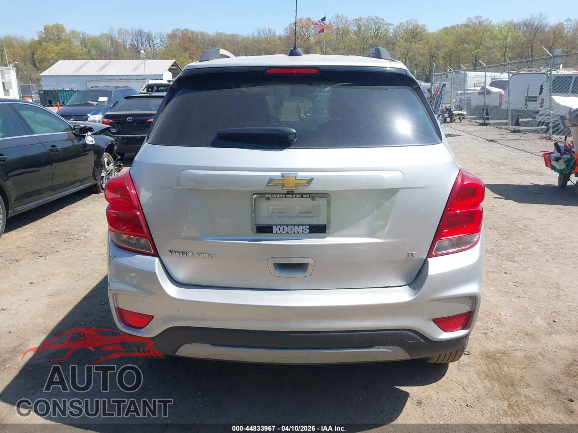 CHEVROLET TRAX 2017 - KL7CJPSB0HB237988