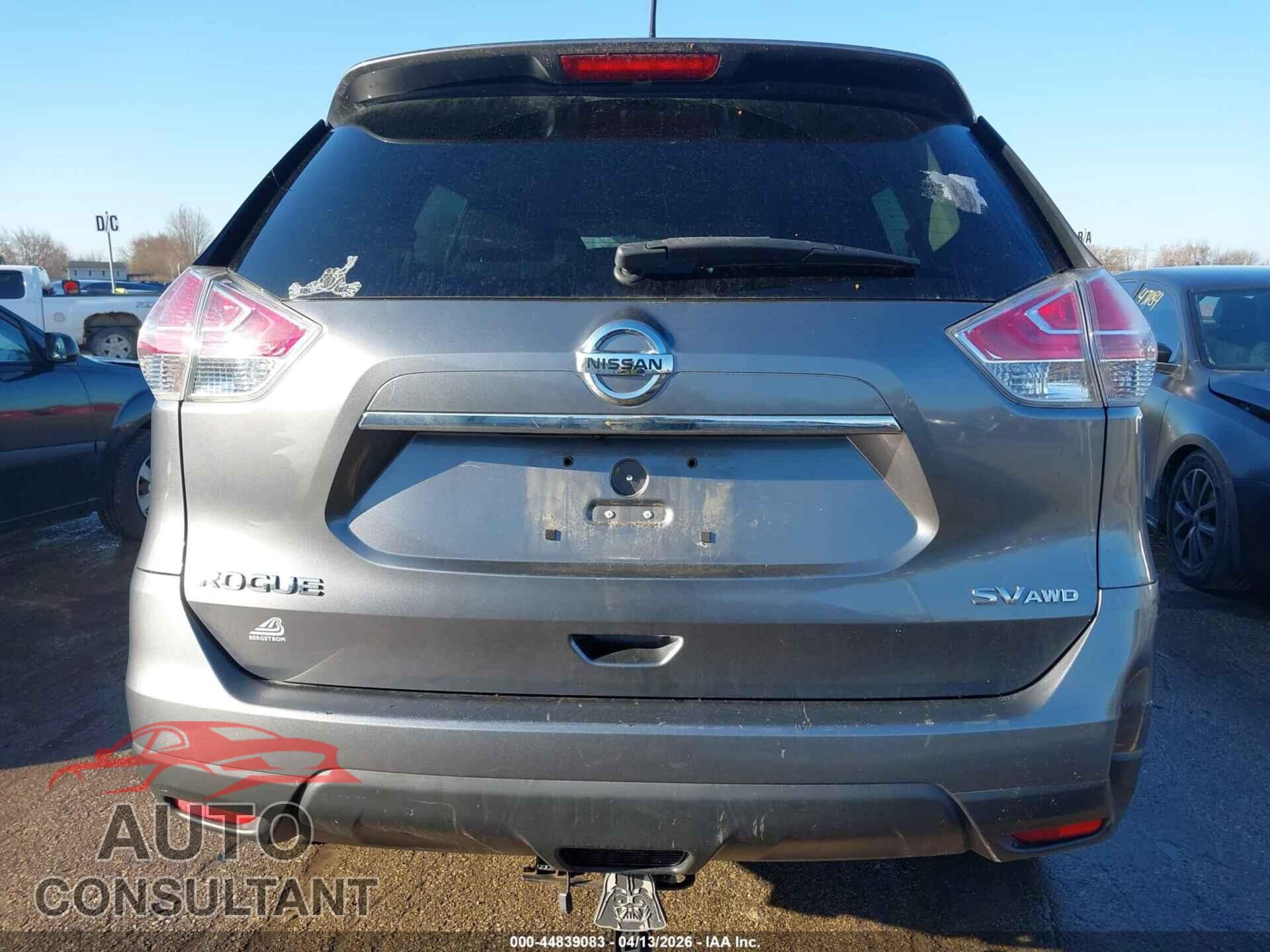 NISSAN ROGUE 2015 - KNMAT2MV1FP578668