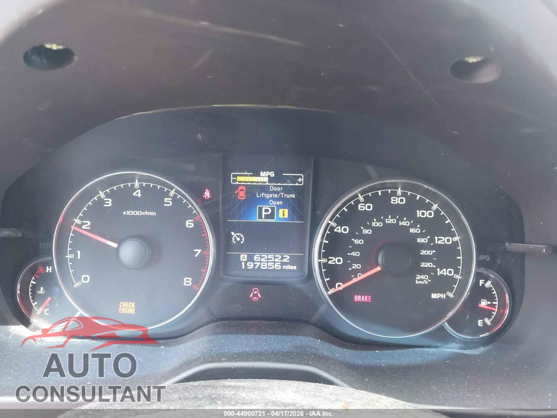 SUBARU OUTBACK 2013 - 4S4BRCKC2D3324767