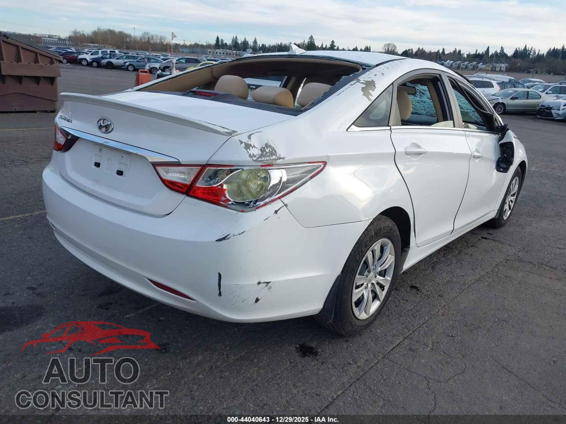 HYUNDAI SONATA 2012 - 5NPEB4AC9CH412277