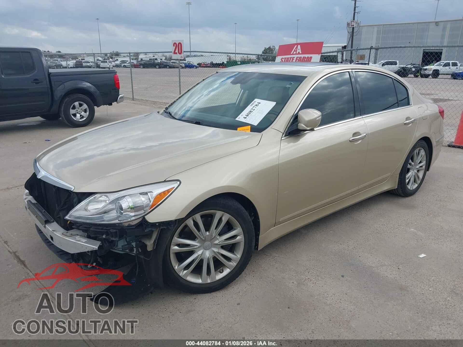 HYUNDAI GENESIS 2012 - KMHGC4DD2CU152090
