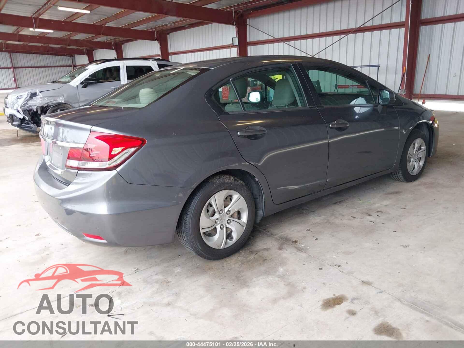 HONDA CIVIC 2013 - 19XFB2F50DE223879