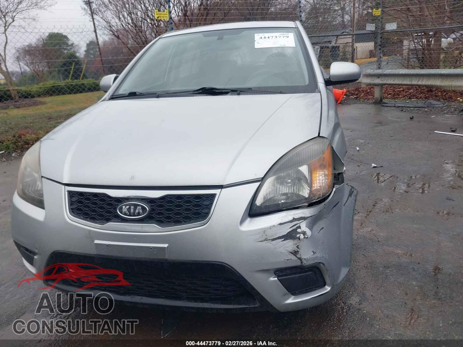 KIA RIO5 2010 - KNADH5A33A6651148