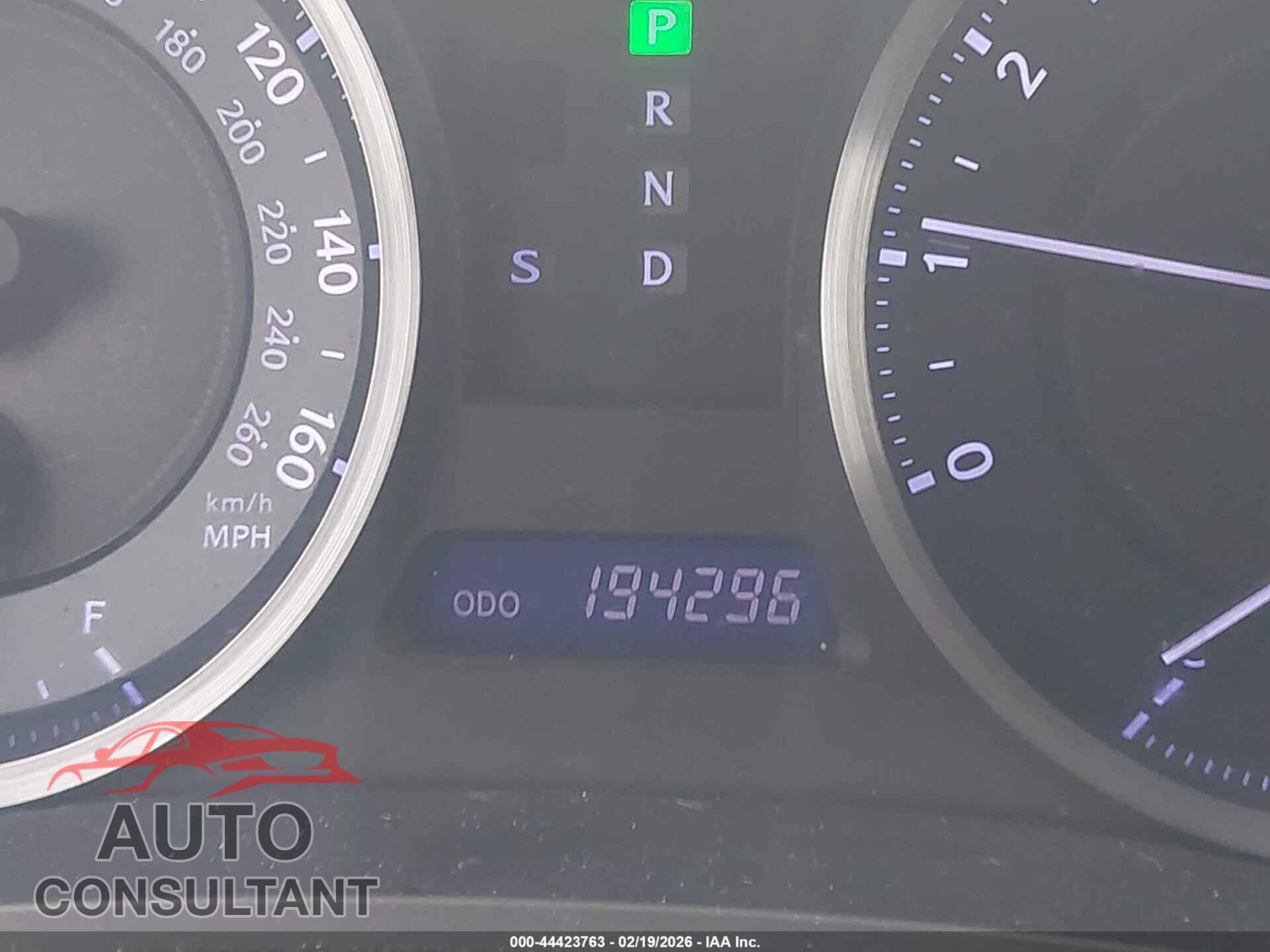 LEXUS IS 250 2012 - JTHBF5C24C5159532
