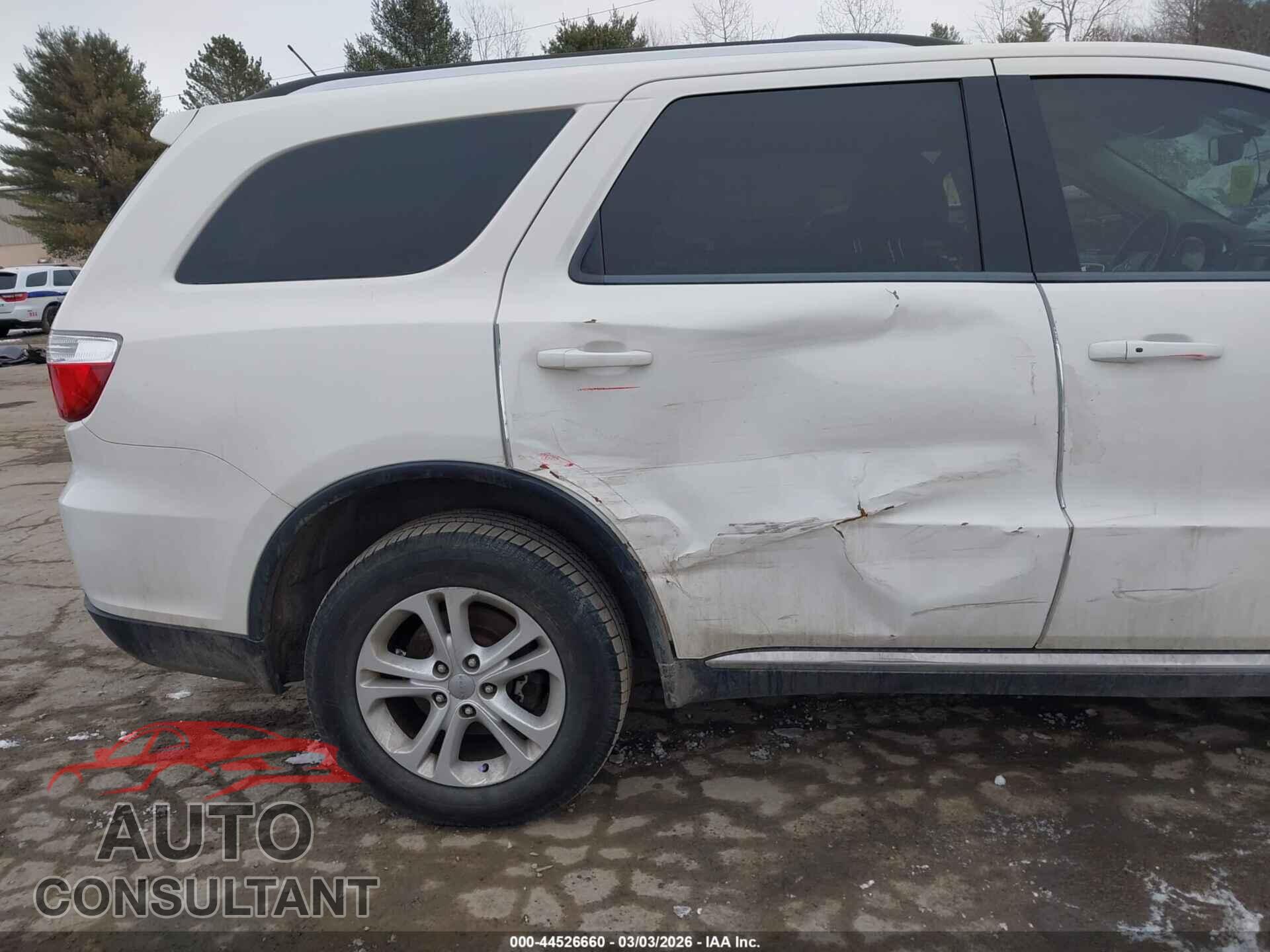 DODGE DURANGO 2012 - 1C4RDJDG6CC318037