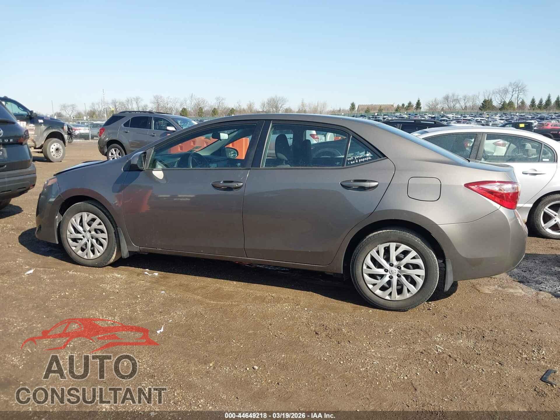 TOYOTA COROLLA 2017 - 2T1BURHEXHC912024